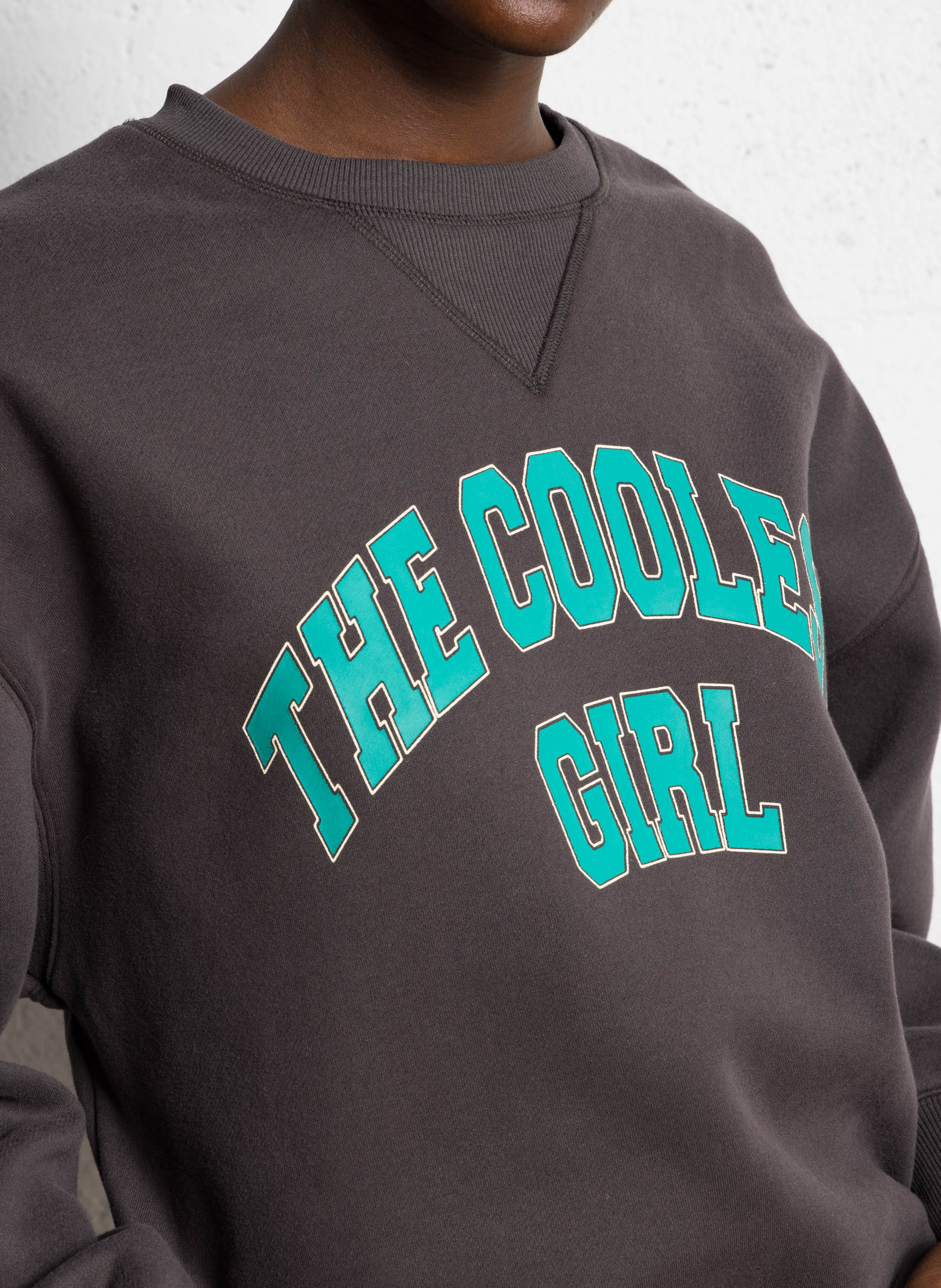 Sweater met ronde hals BERENICE Grijs