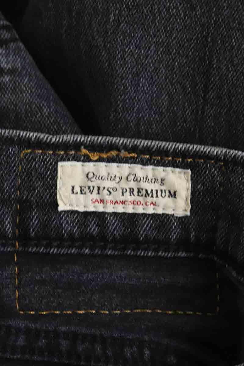 Cotton straight jeans LEVI'S - Seconde main Grey