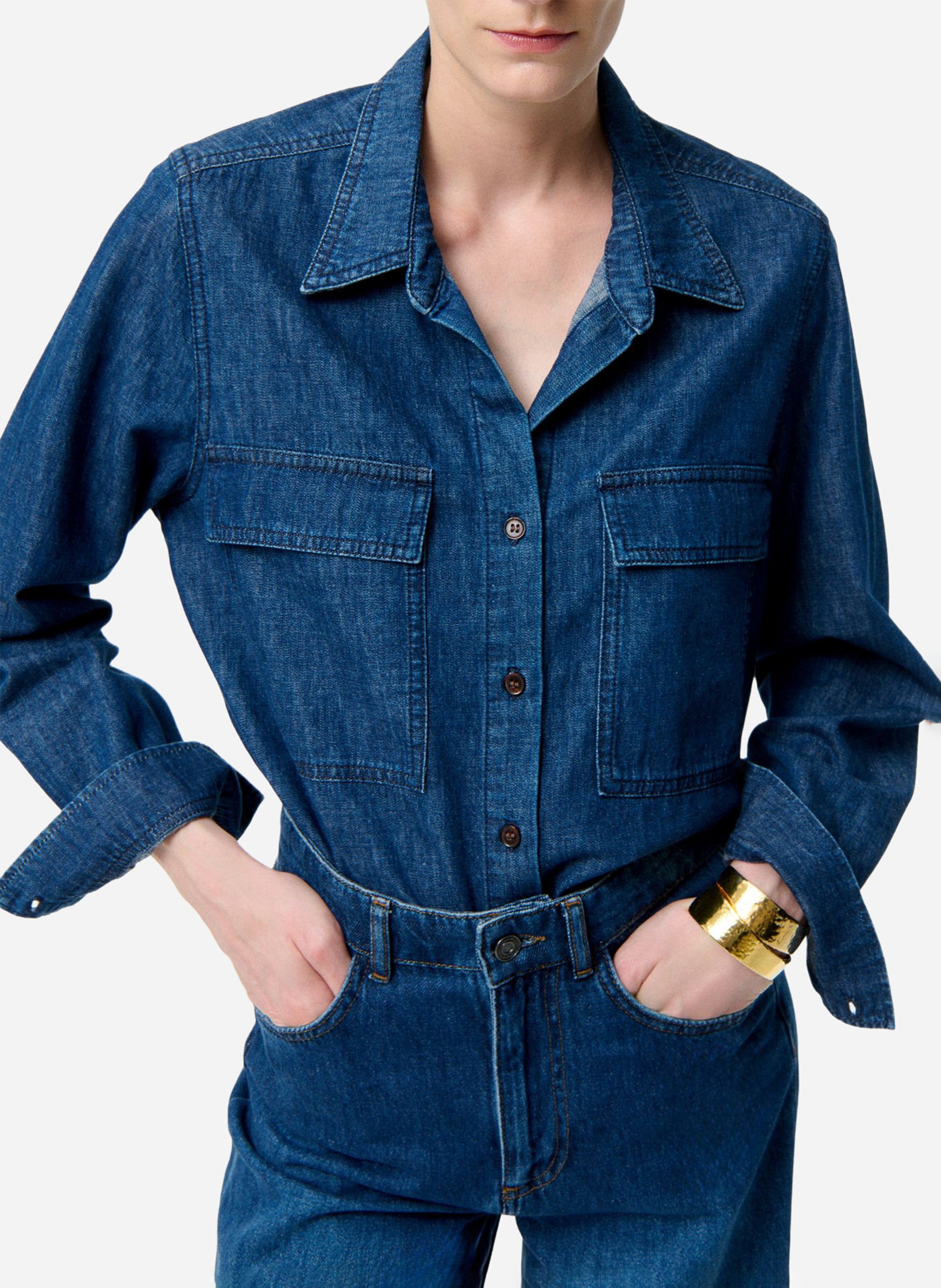 Chemise col classique en coton VANESSA BRUNO