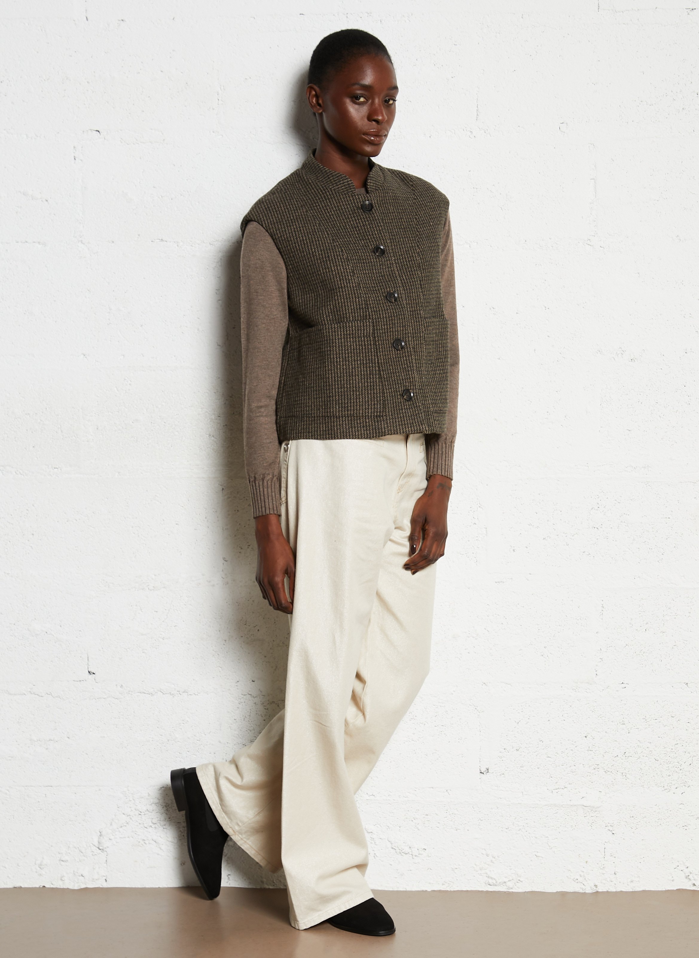 Laarzen van corduroy REQINS Zwart