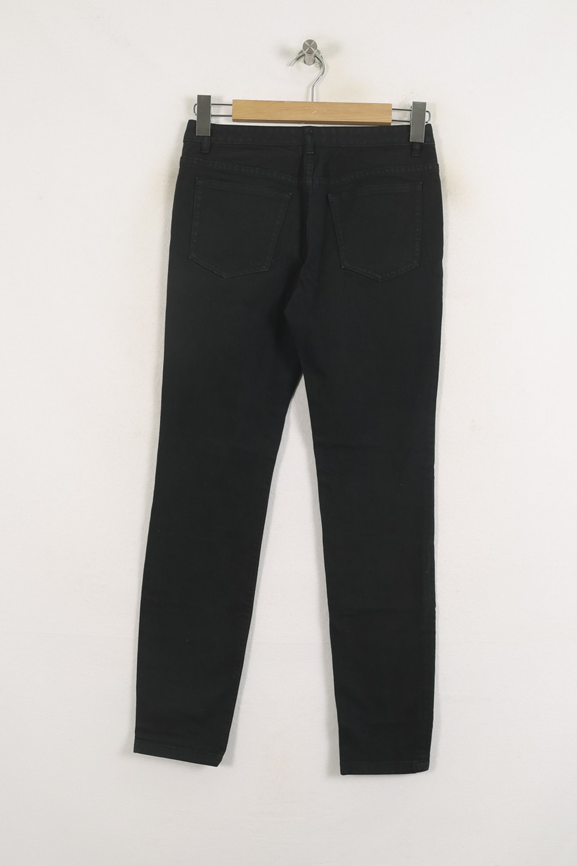 Cropped slim jeans with studs A.P.C - Seconde main Black
