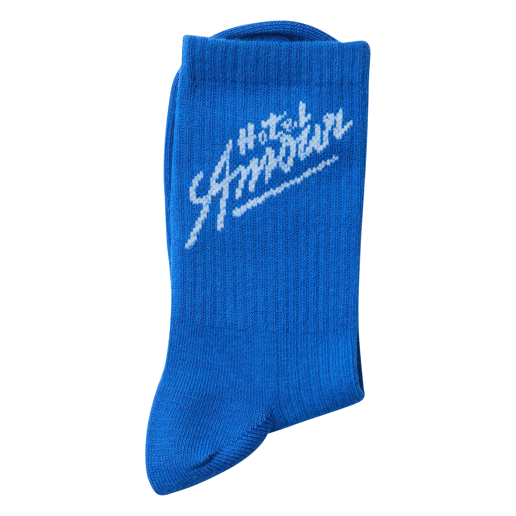 Organic cotton-blend socks SELECTED Blue
