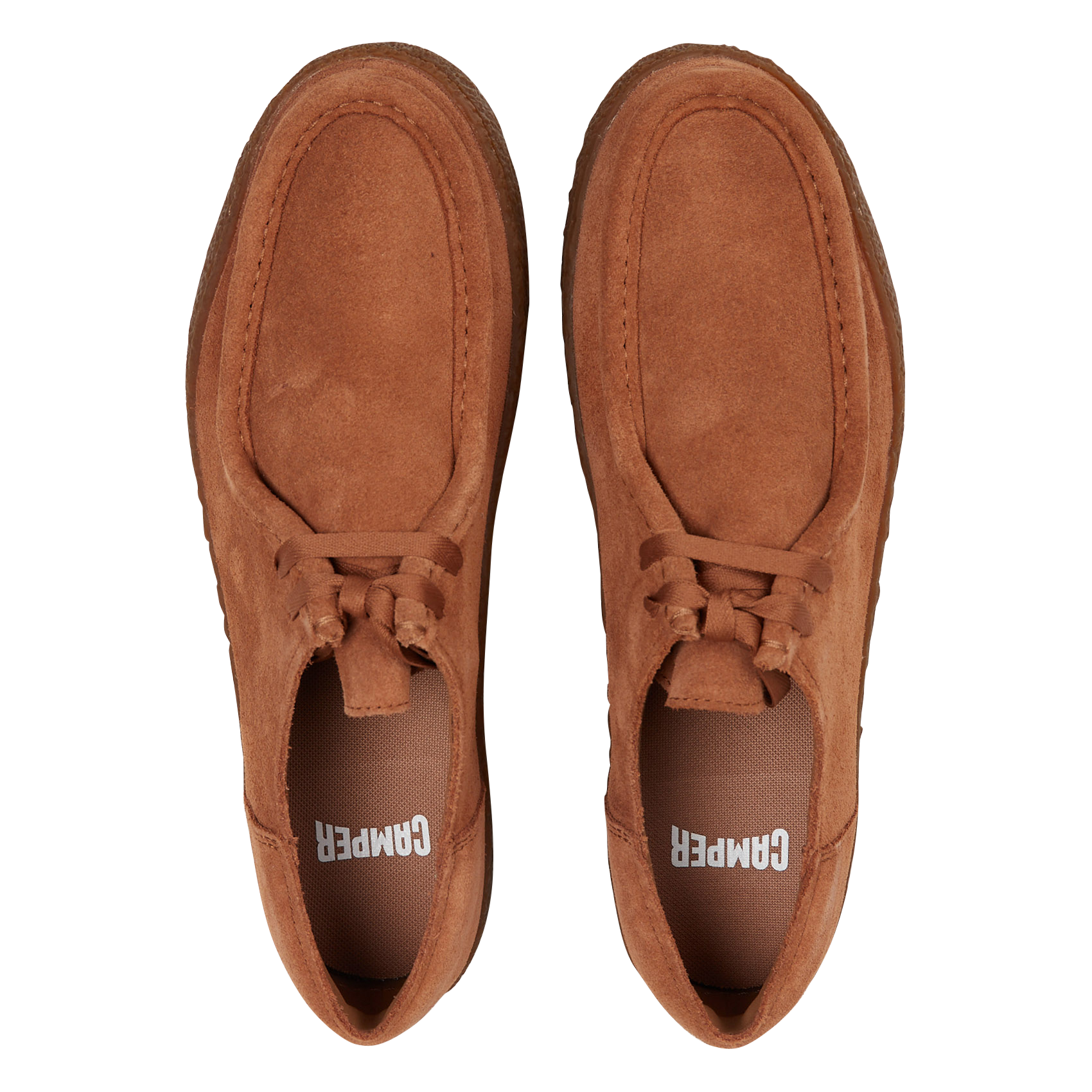 Derbies en cuir  CAMPER Marron