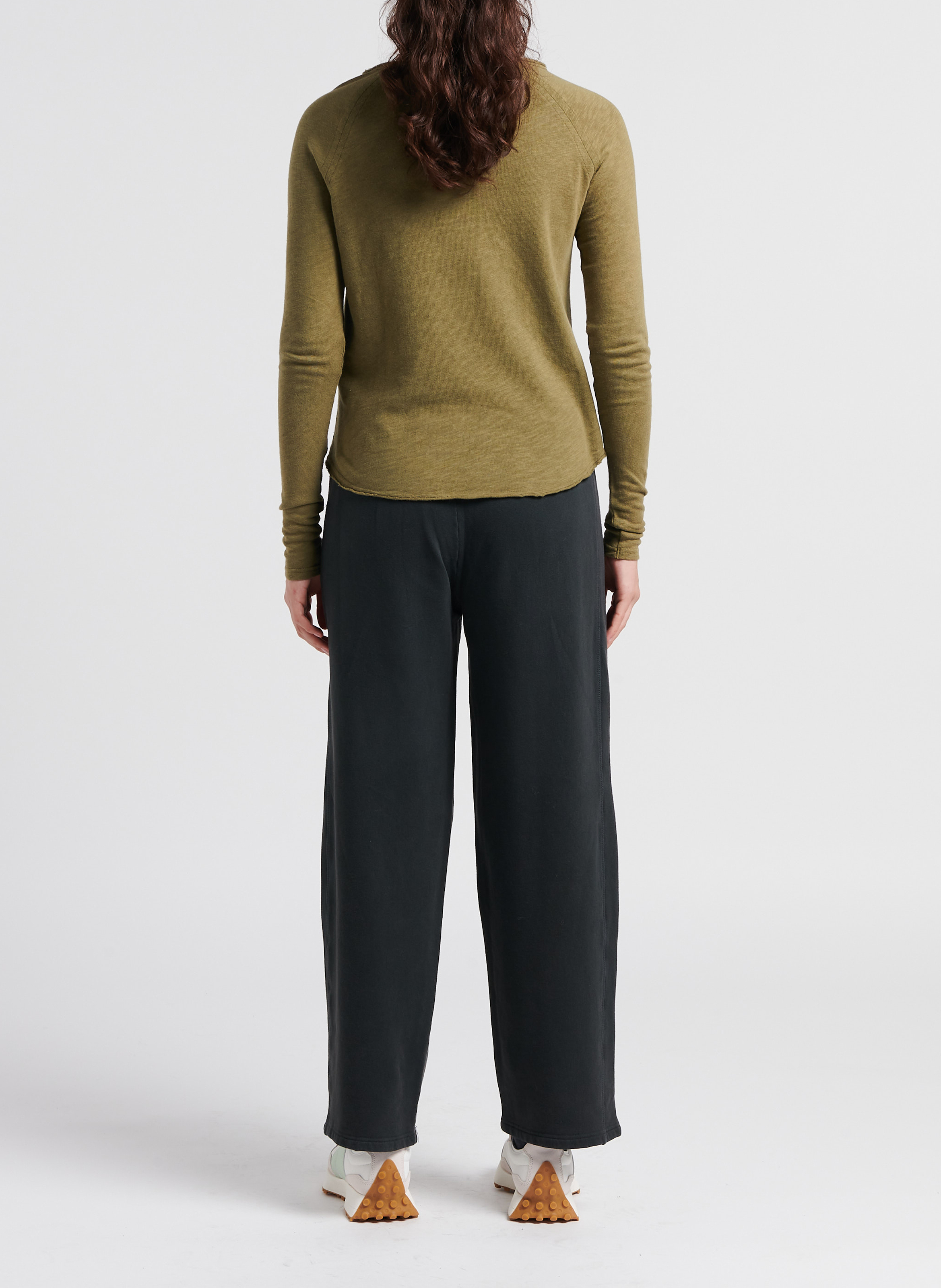 Cotton-blend track pants AMERICAN VINTAGE Black