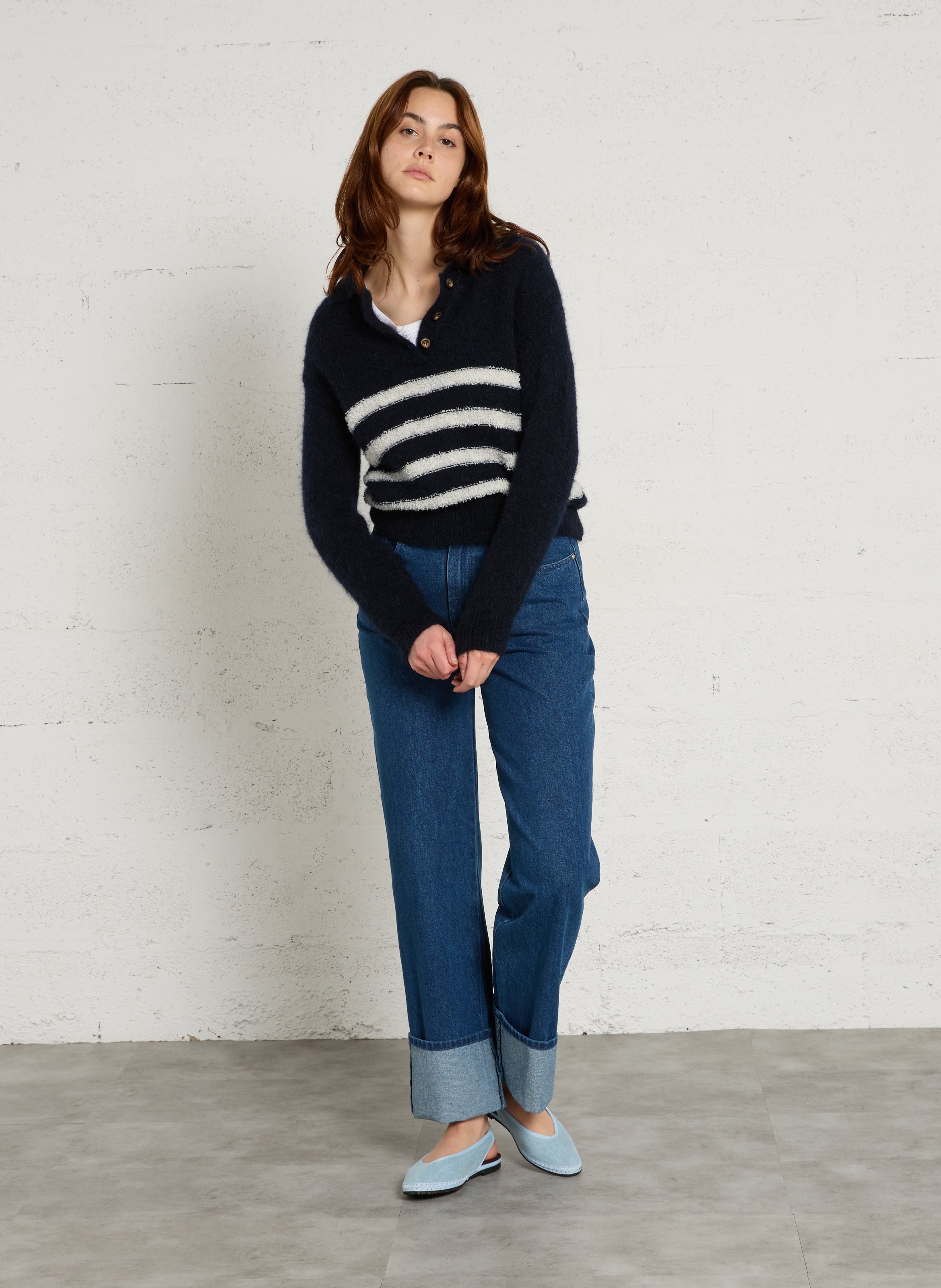 Ballerina's van katoen FLABELUS Blauw