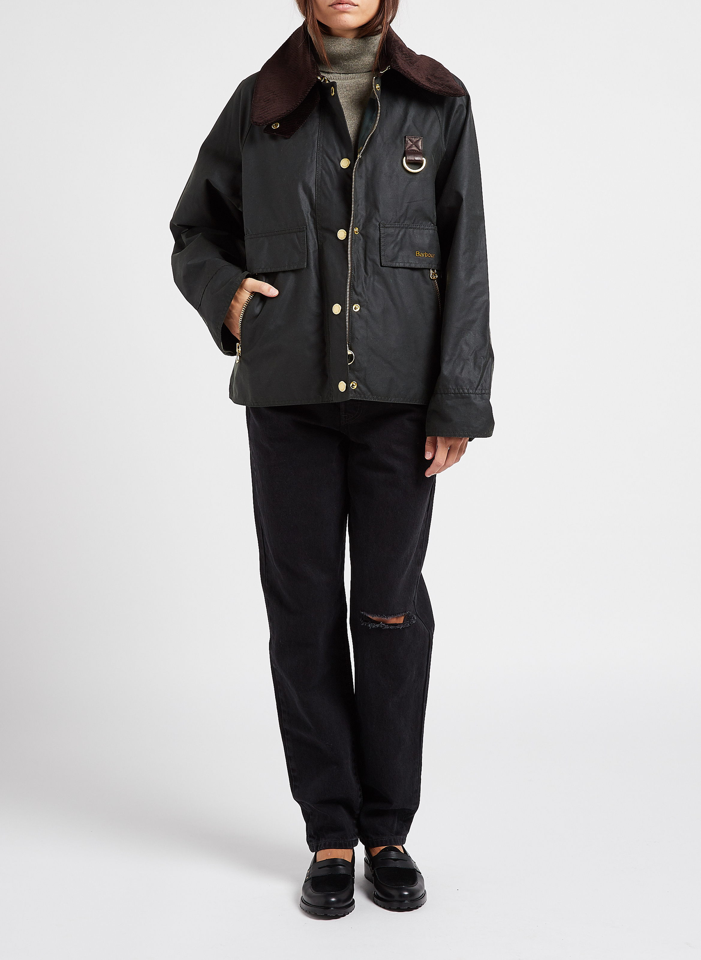 Straight-leg cotton jeans - Look 5