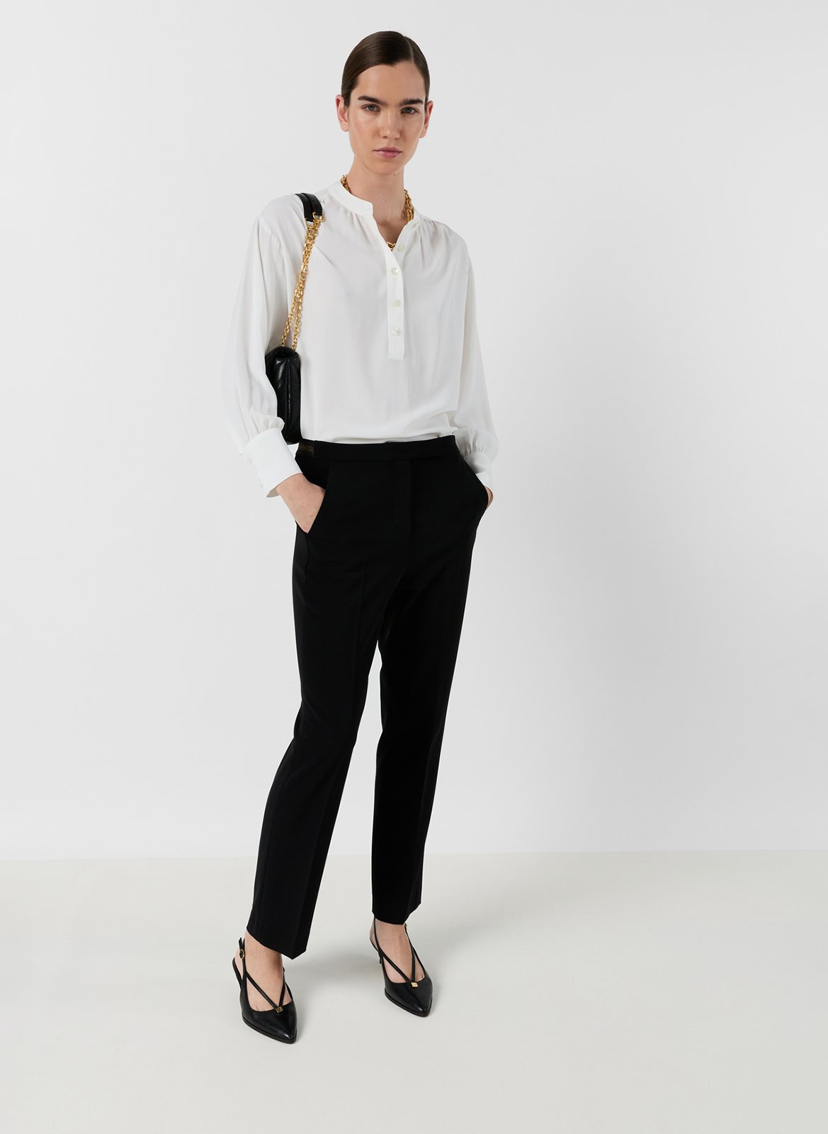 Blouse col tunisien GERARD DAREL Beige