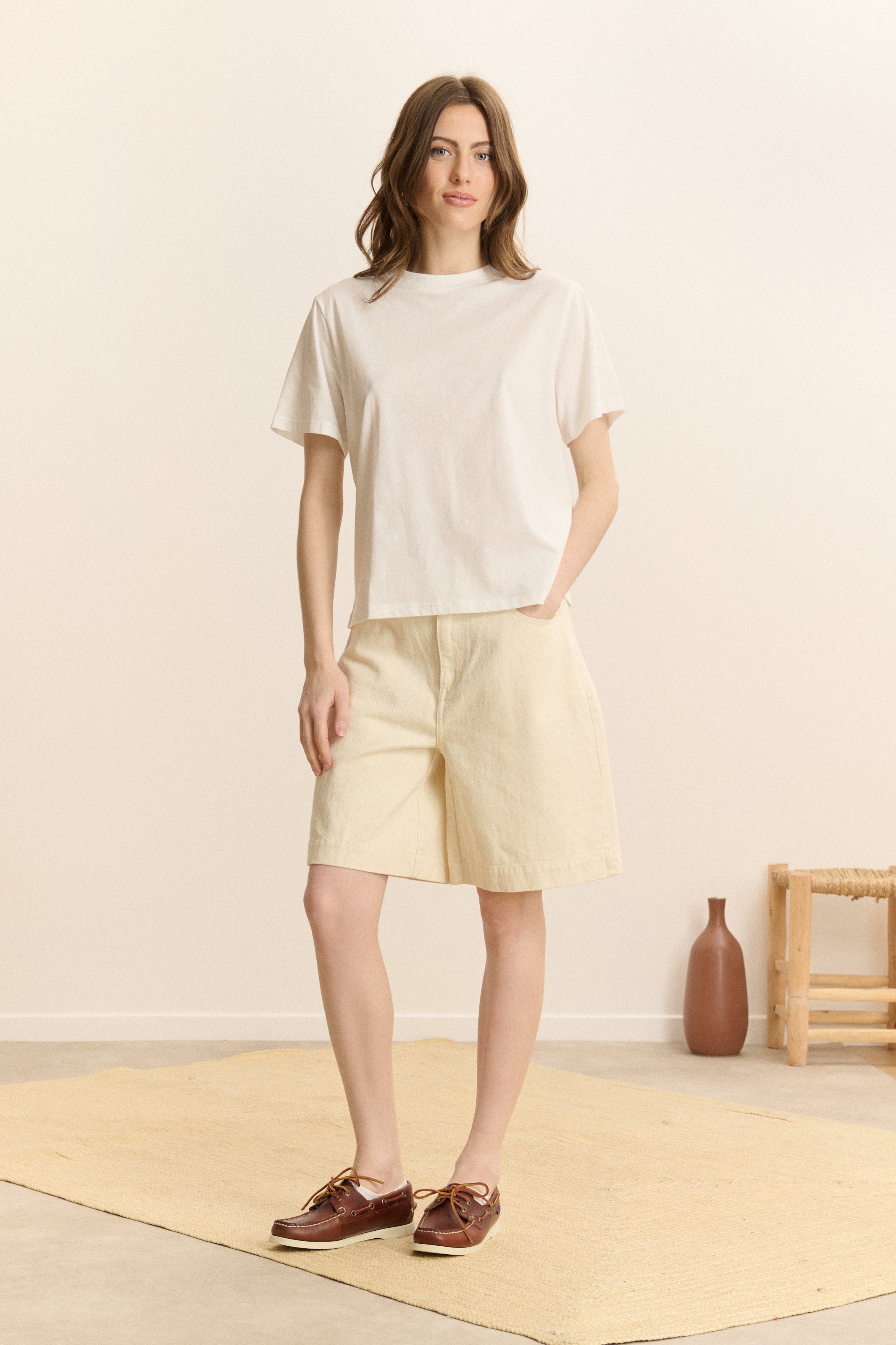 Short-sleeved T-shirt GARANCE PARIS White