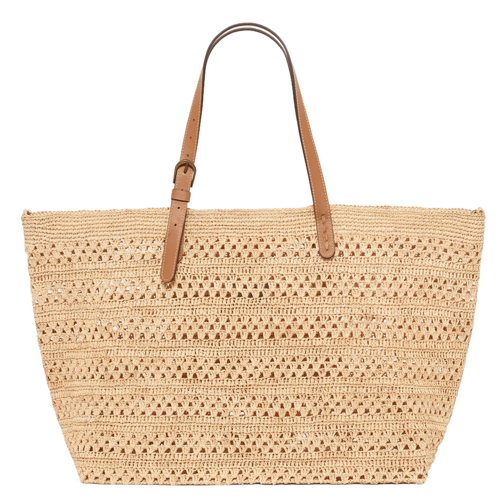 Cabas en raphia PABLO Beige