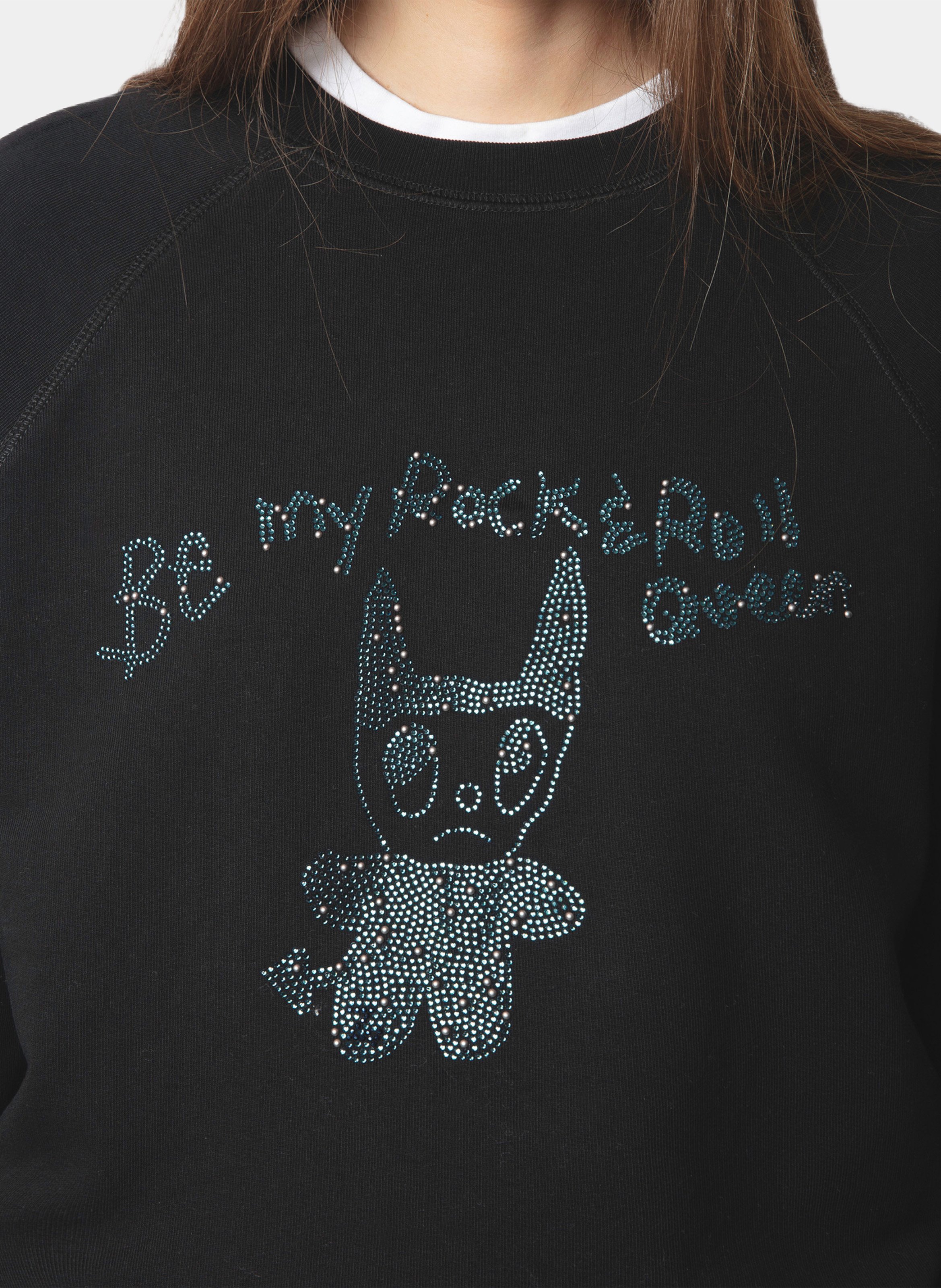 Printed cotton sweatshirt ZADIG&VOLTAIRE Black