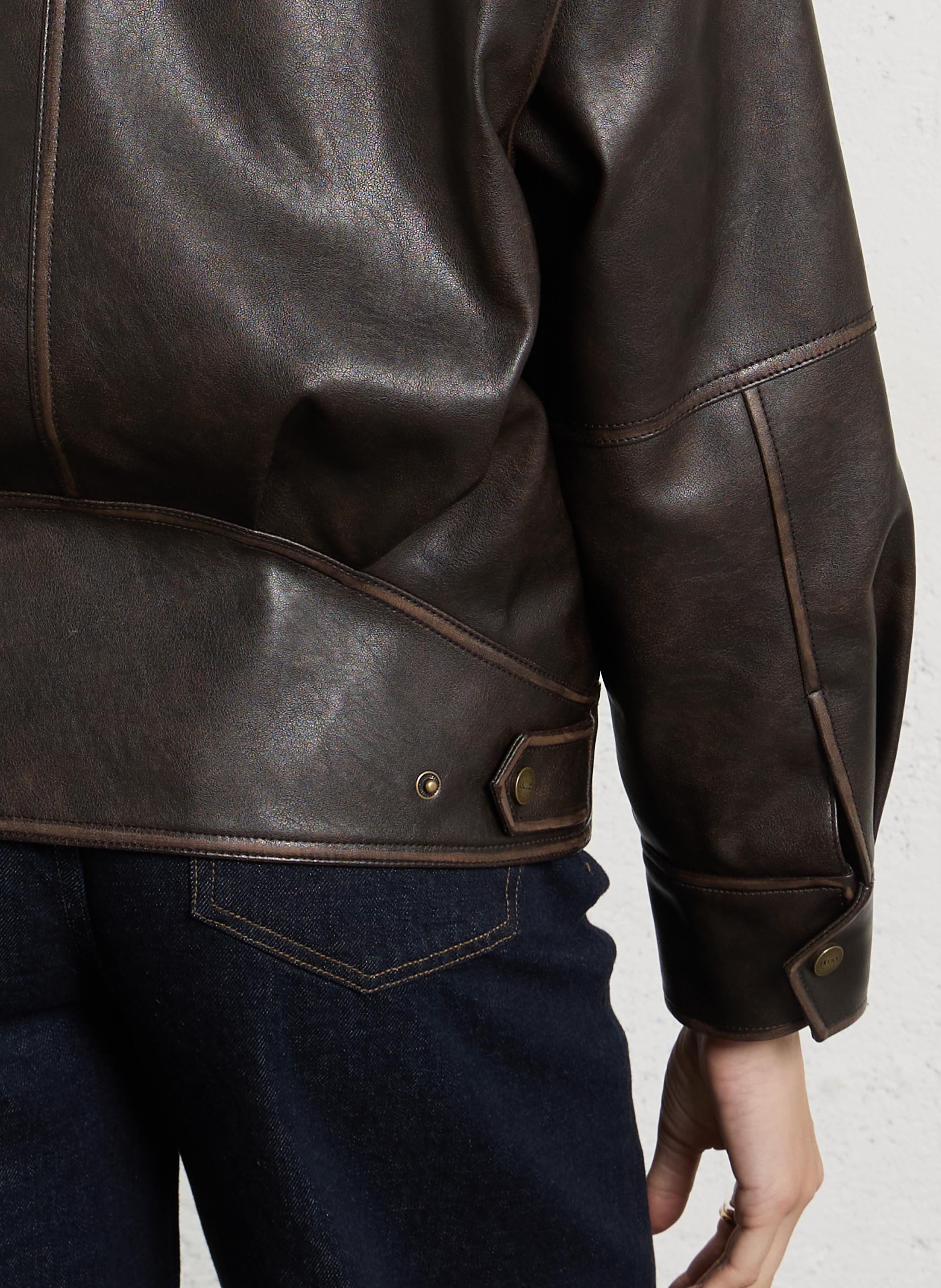 Oversize-Jacke mit klassischem Kragen LIU JO Braun