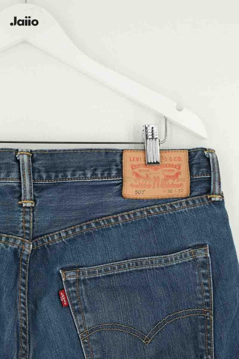 501 Wide Leg Jeans LEVI'S - Seconde main Blue