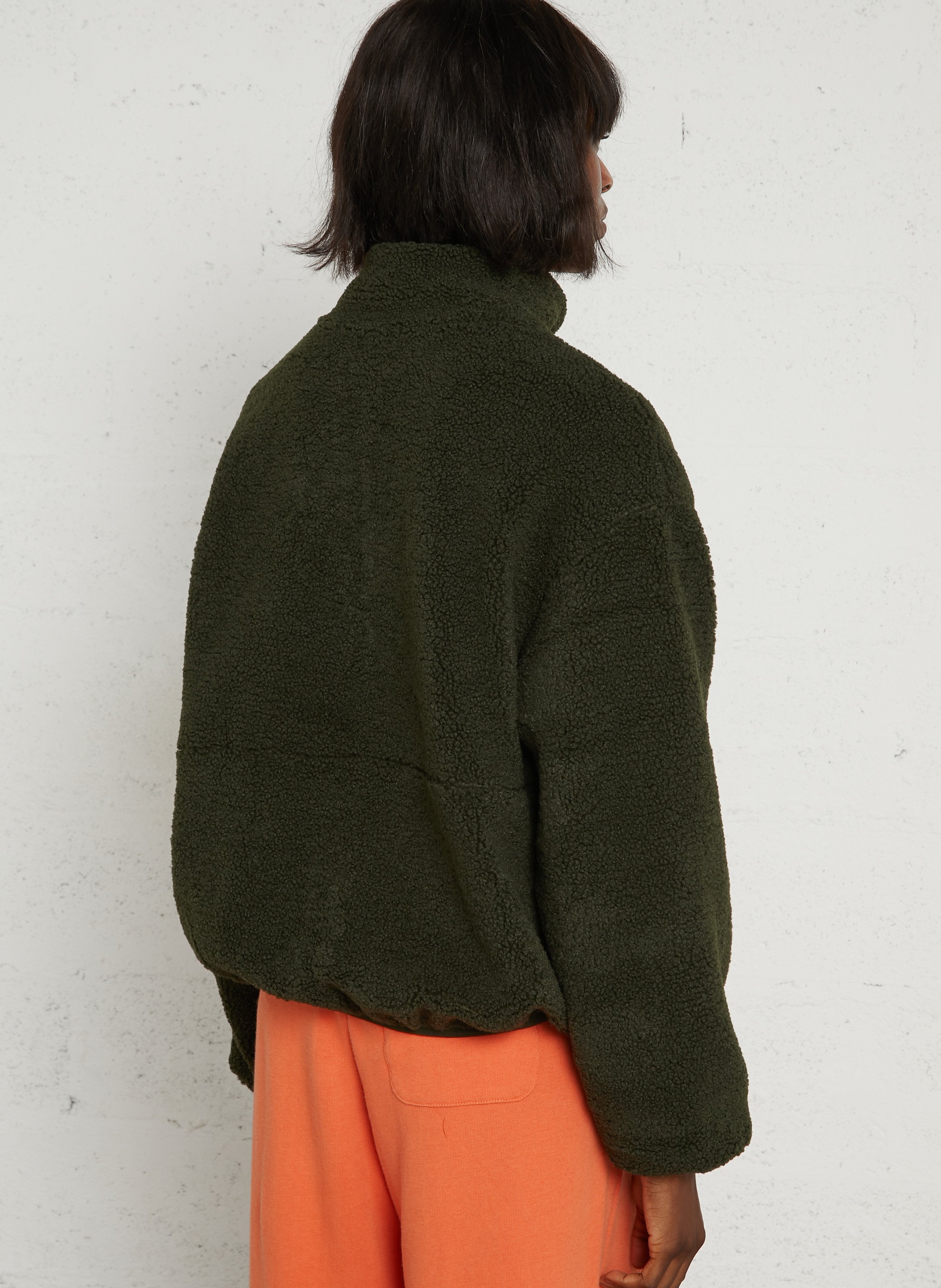 Veste zippée col montant  NEWTONE Kaki
