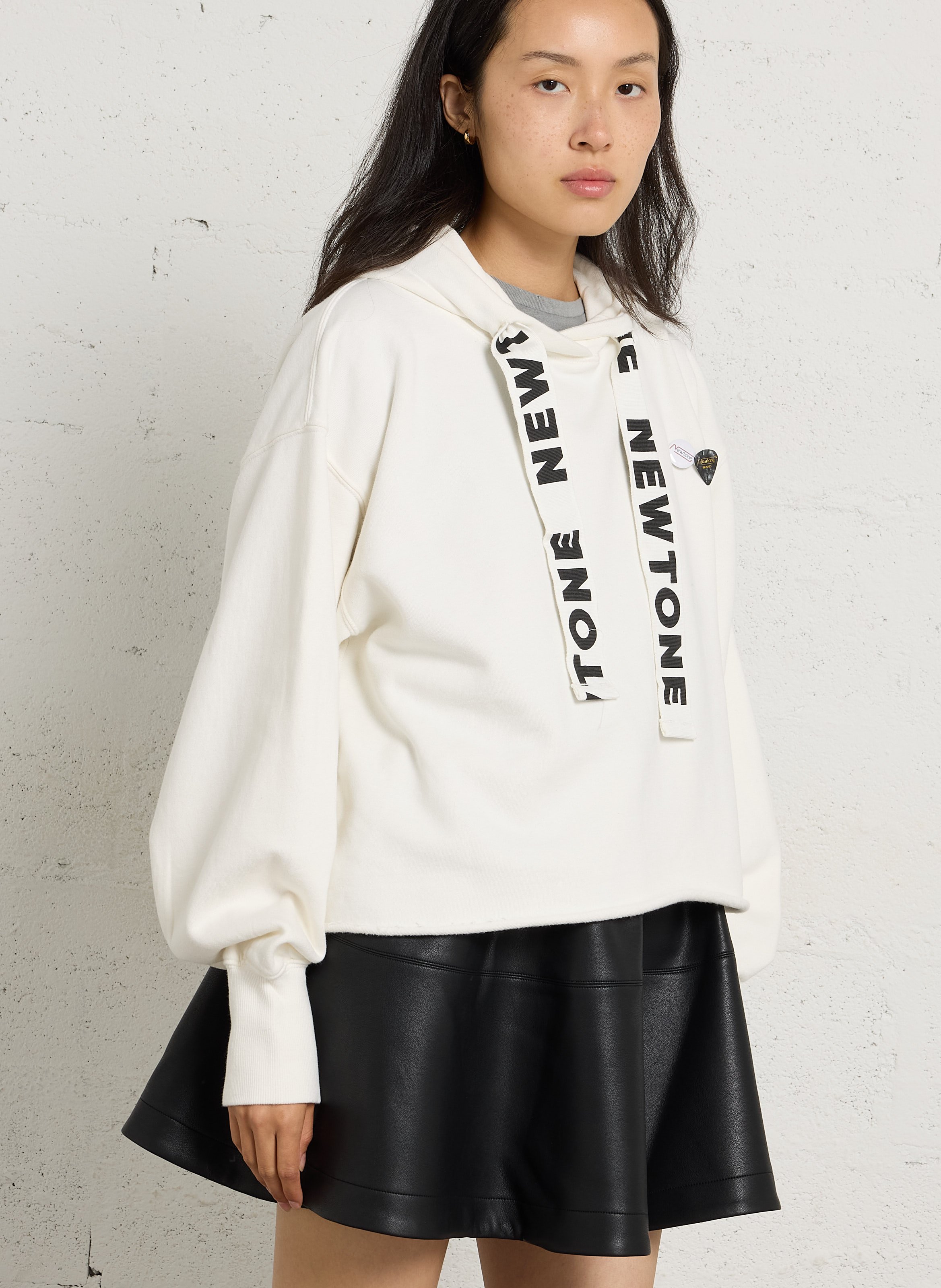 Sweat col rond en coton mélangé NEWTONE