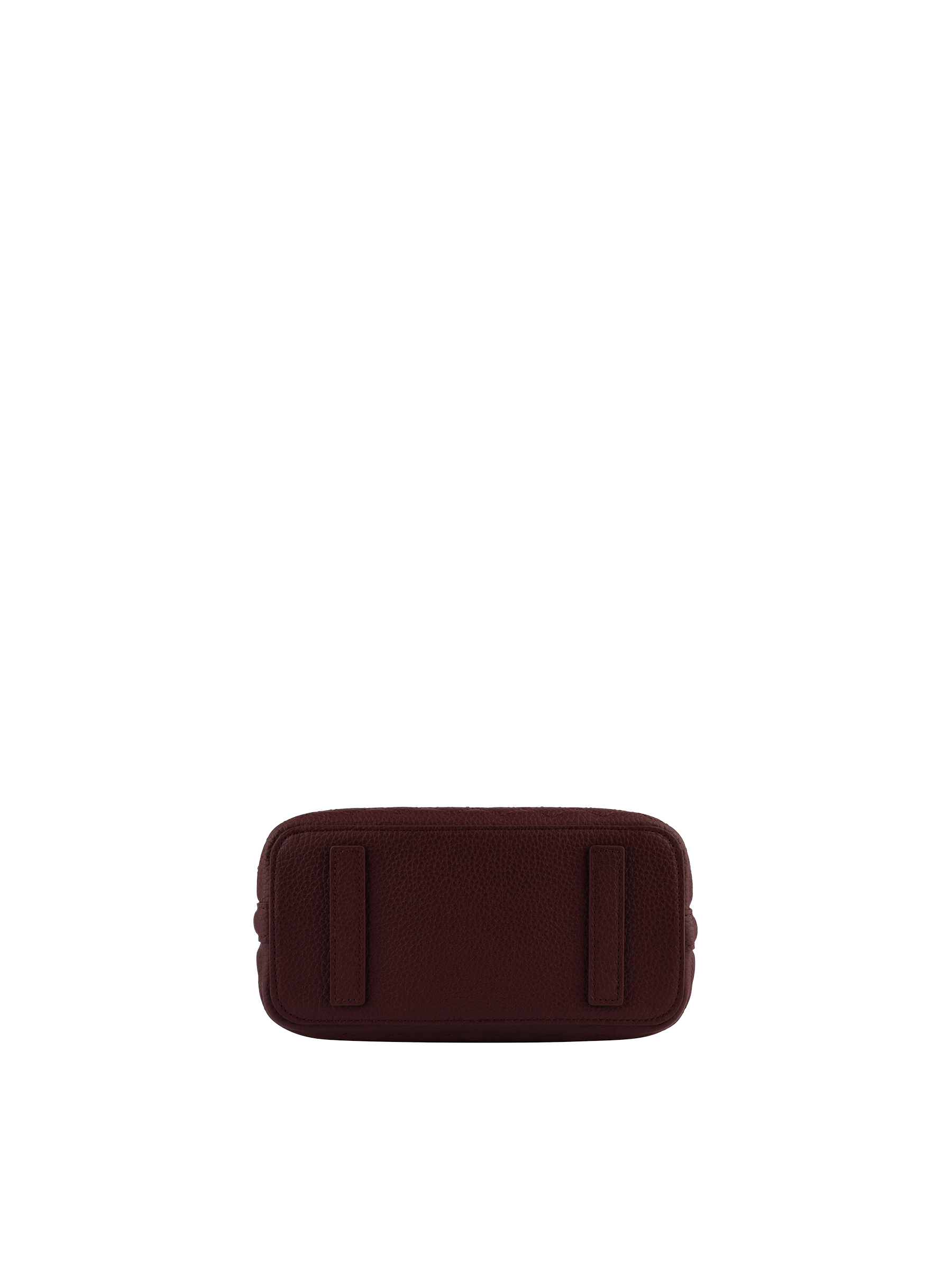 Cowhide suede leather shoulder bag POURCHET Red