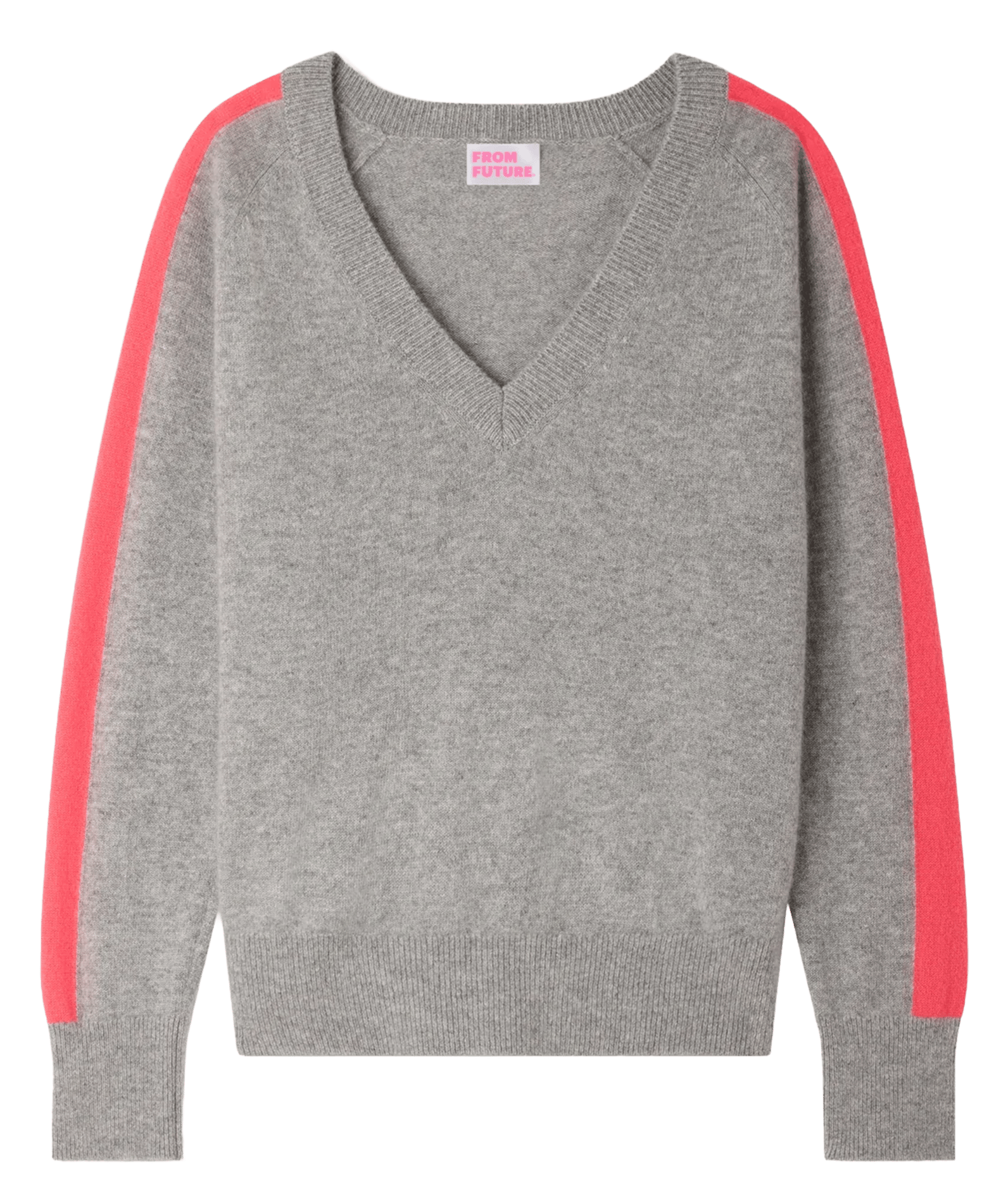 Pull droit en cachemire FROM FUTURE Gris