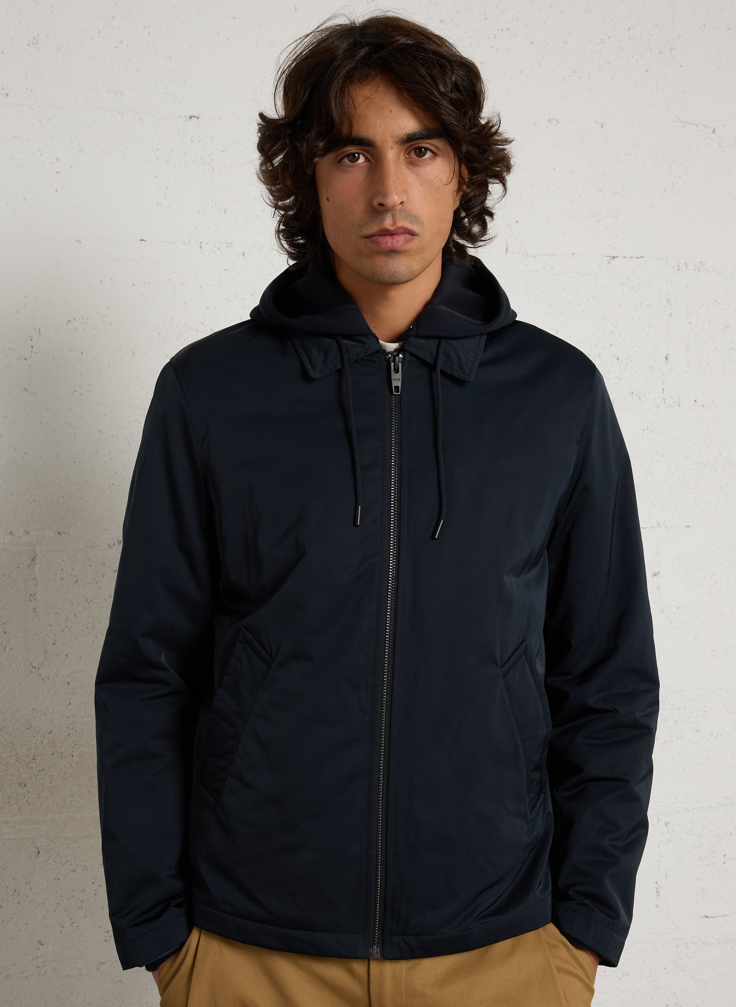 Gerade geschnittener Blouson mit klassischem Kragen IKKS Blau