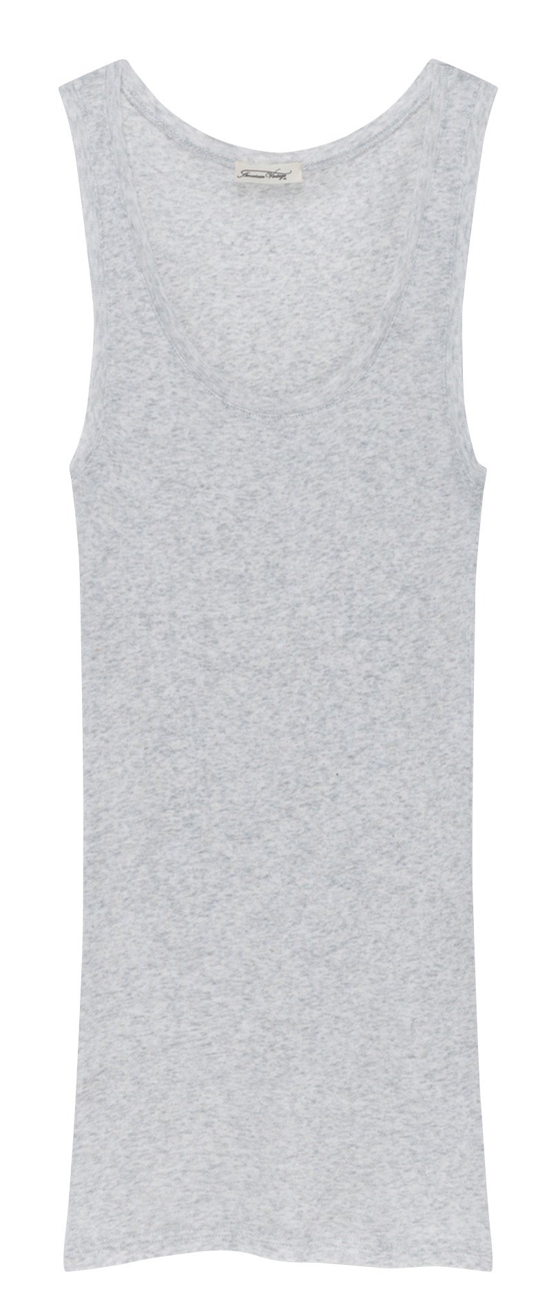 Rundhals-Tanktop aus Baumwolle MASSACHUSETTS Gris chine