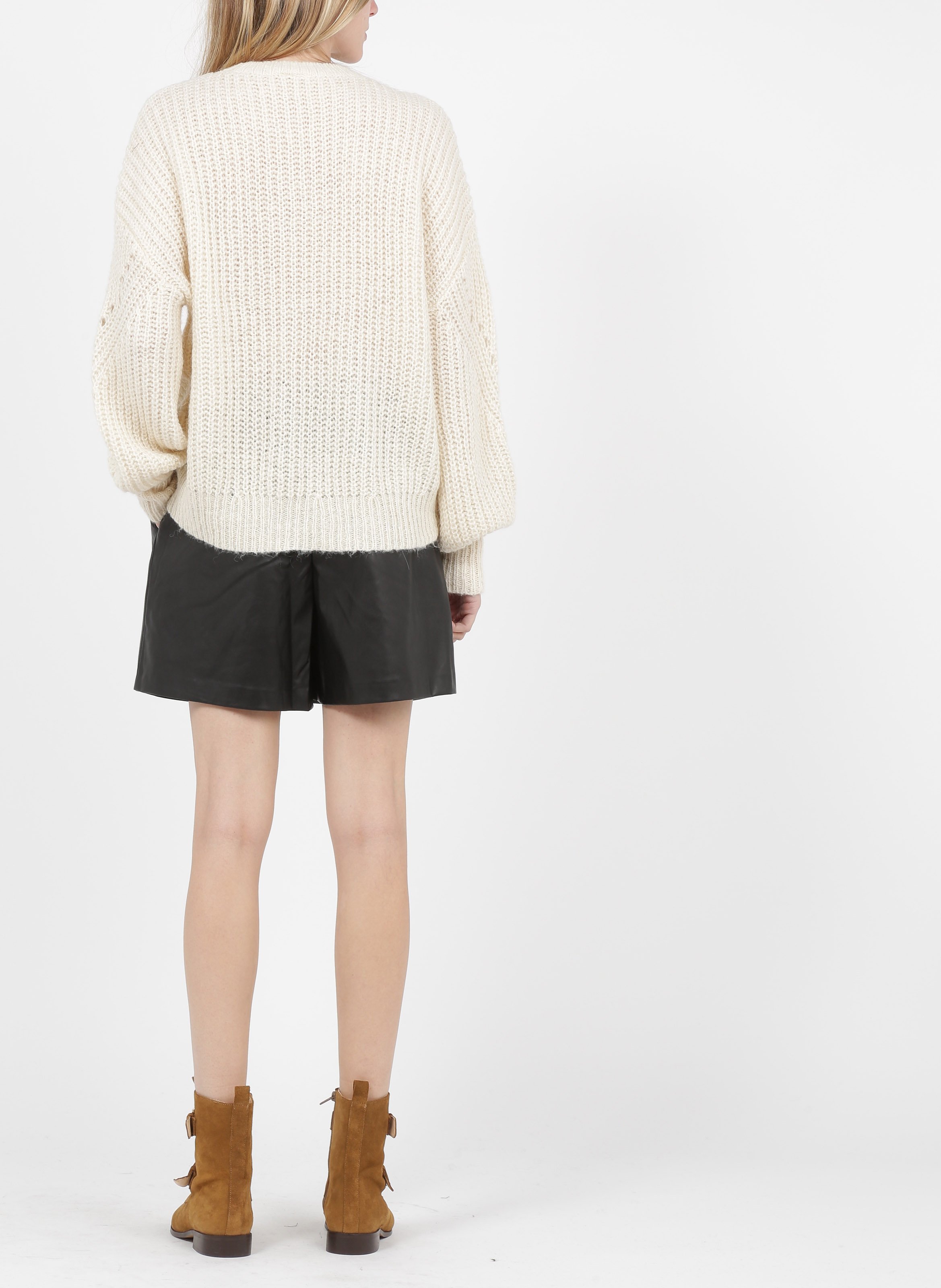 Flared shorts VILA Black