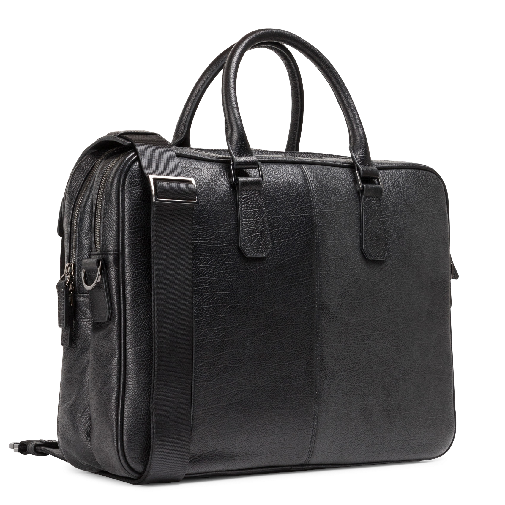 Dokumententasche aus Leder SAISON 1865 Schwarz