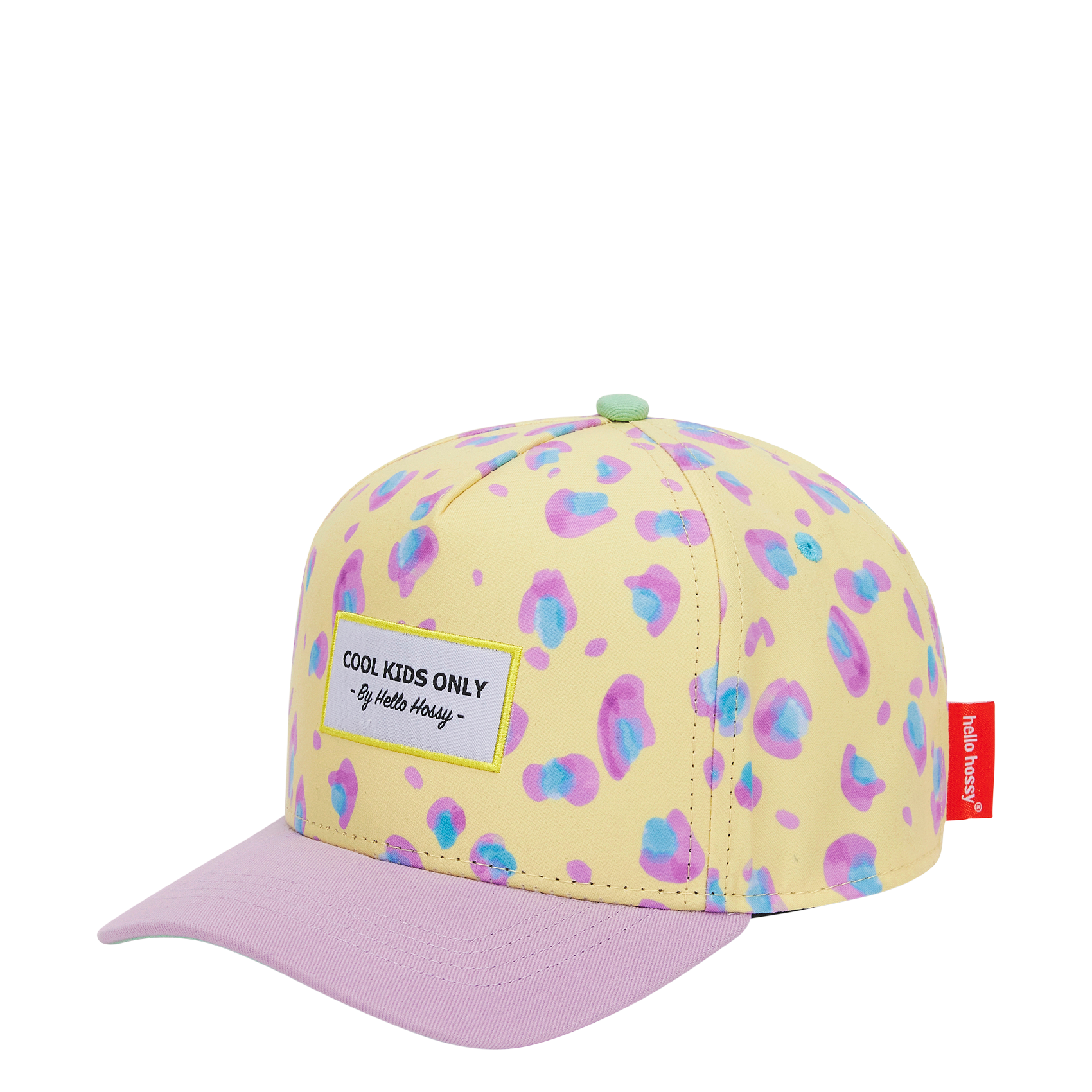 Bedruckte Kappe HELLO HOSSY Gelb