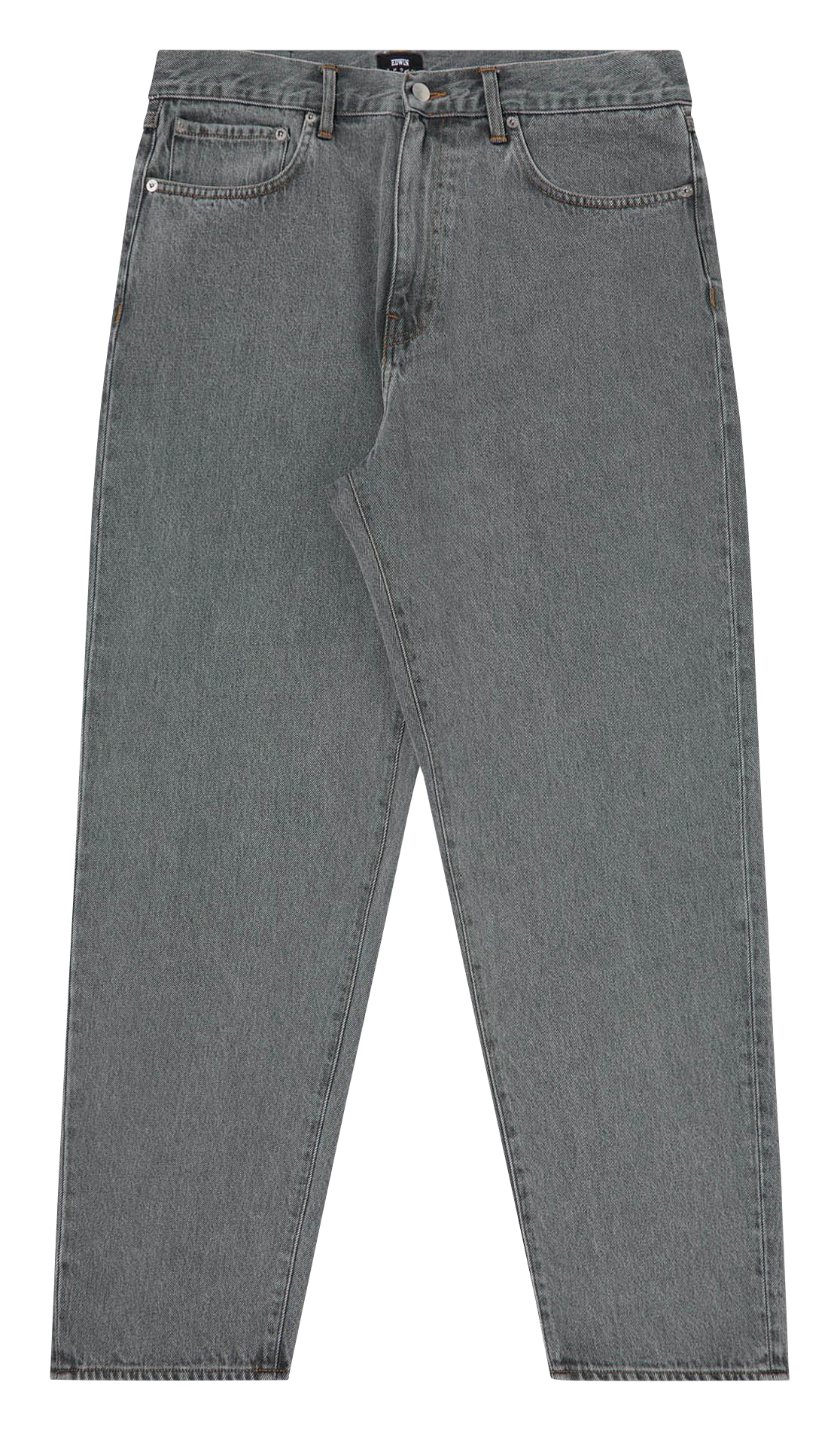 Straight-leg cotton jeans EDWIN Grey