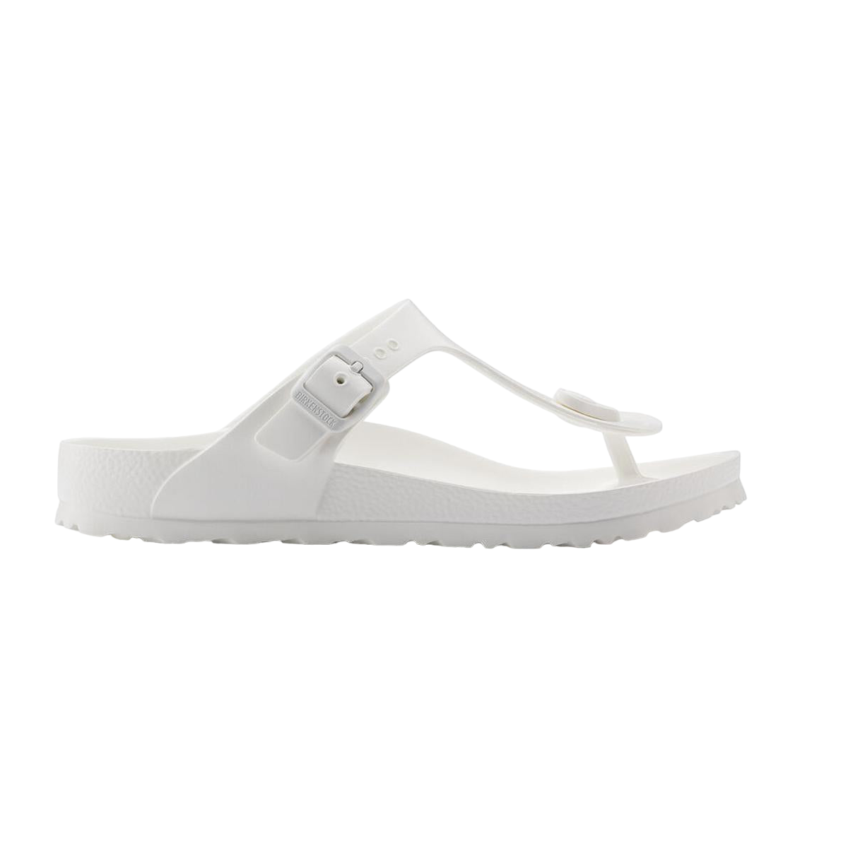 Faux leather sandals BIRKENSTOCK White