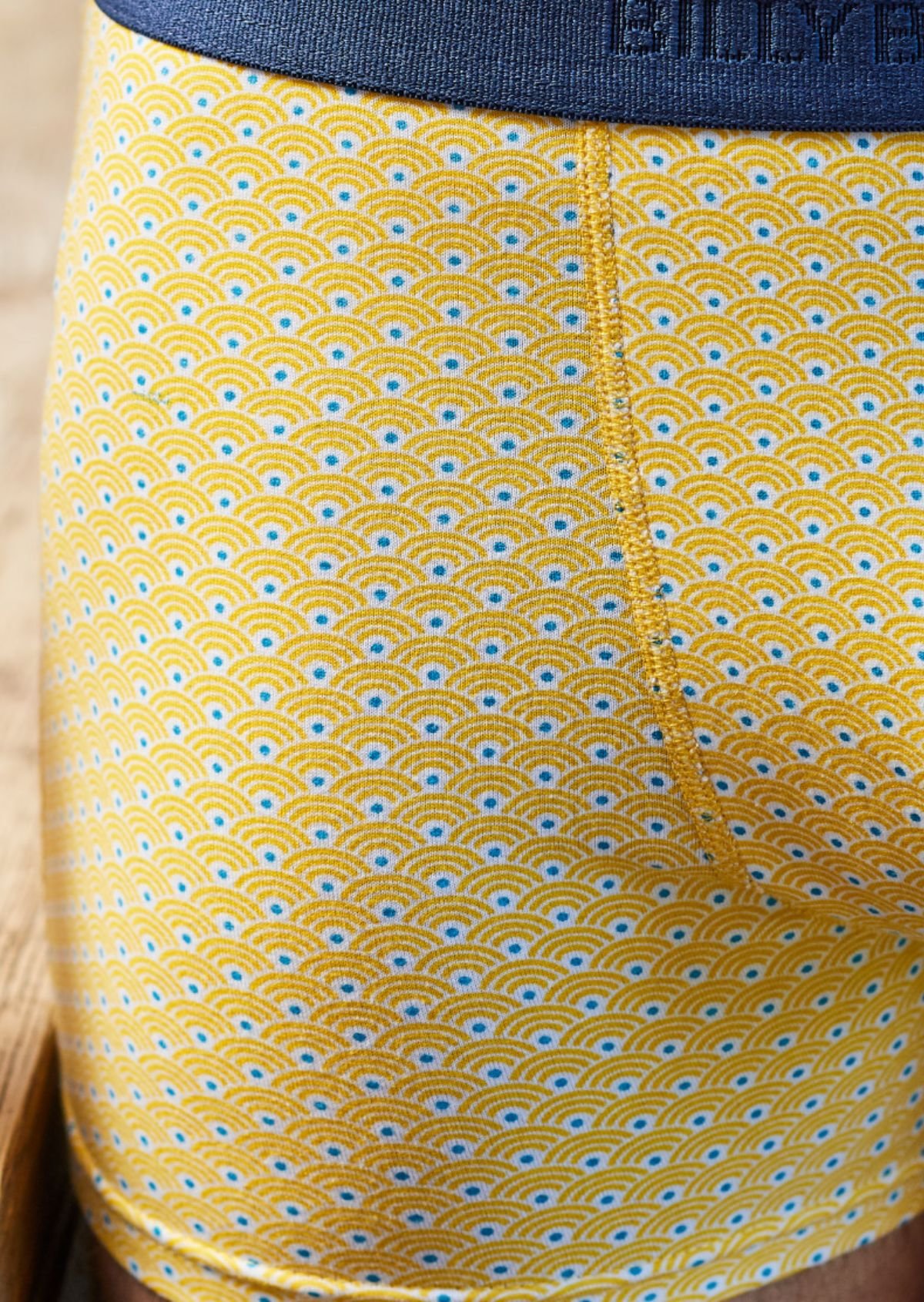 Organic cotton boxers BILLYBELT Yellow