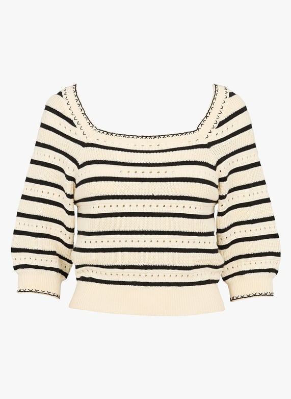 Cotton Cold Shoulder Openwork Long Sleeve Tops Cotton Cold Shoulder Openwork Long Sleeve Tops