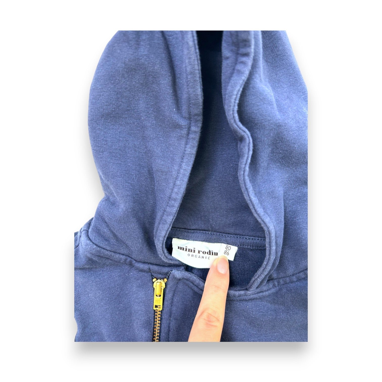 Blue baby jumpsuit - 9 months MINI RODINI - Seconde main Blue