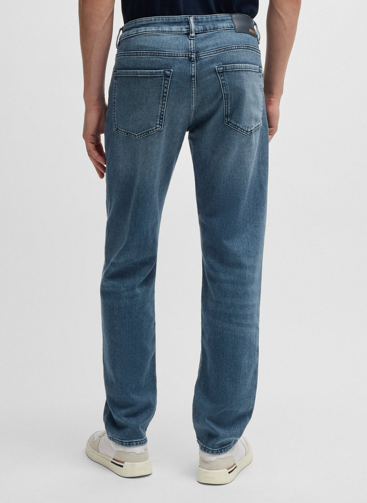 Regular-fit stonewashed jeans BOSS Blue