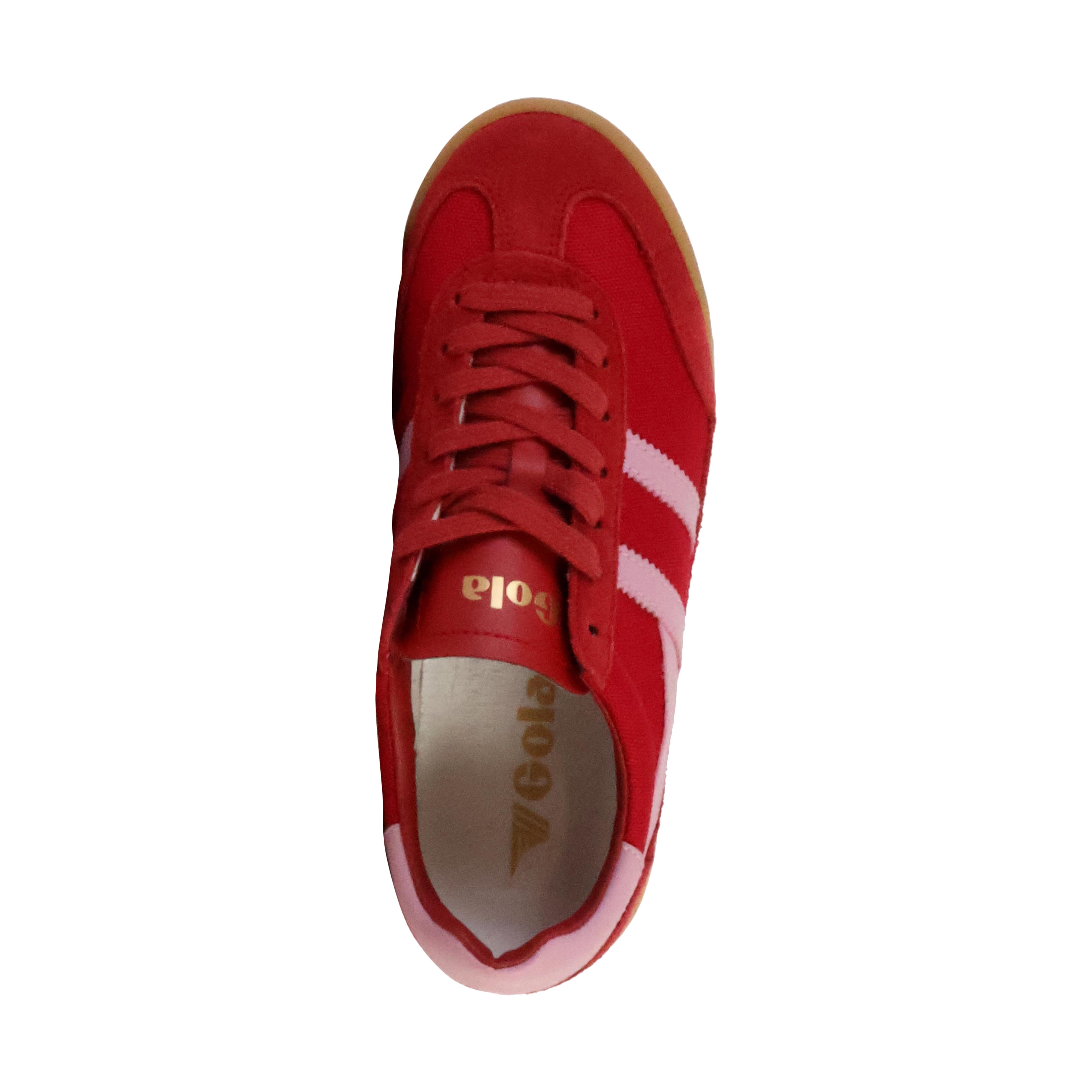 Leather sneakers tornado GOLA Red