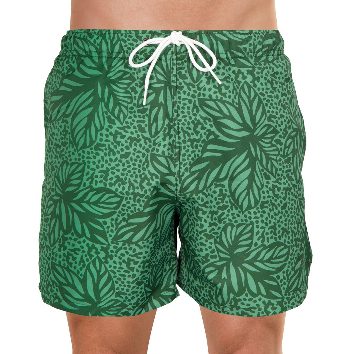 Recycled fibre Bermuda swim shorts EMINENCE