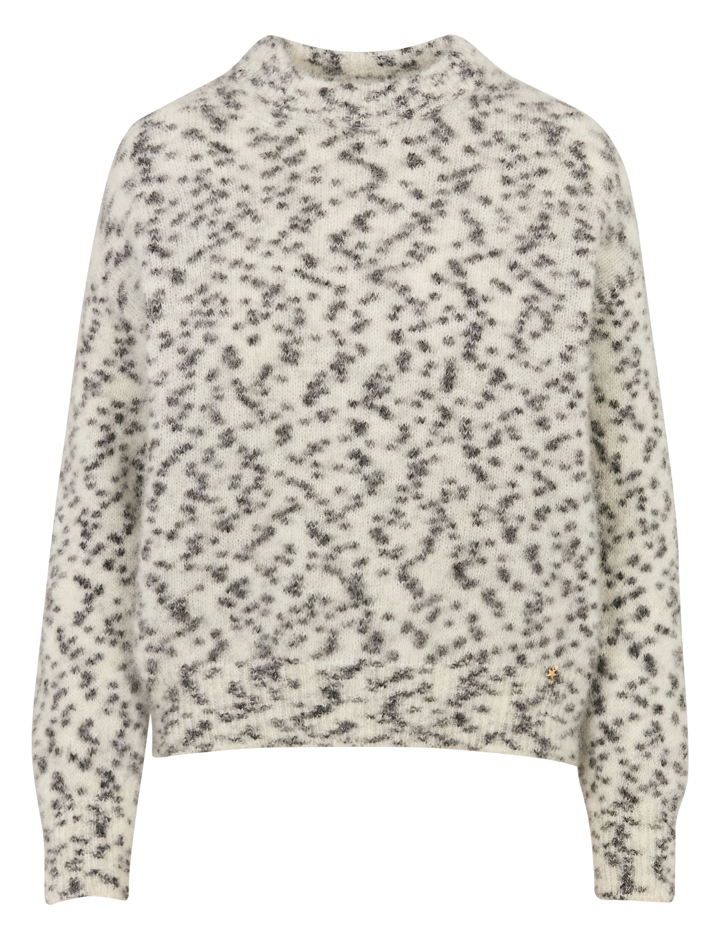 Blended wool oversize sweater DES PETITS HAUTS White