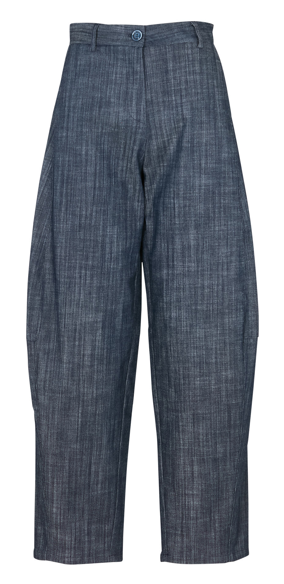 Pantalon ballon taille haute en denim IMPERIAL Bleu