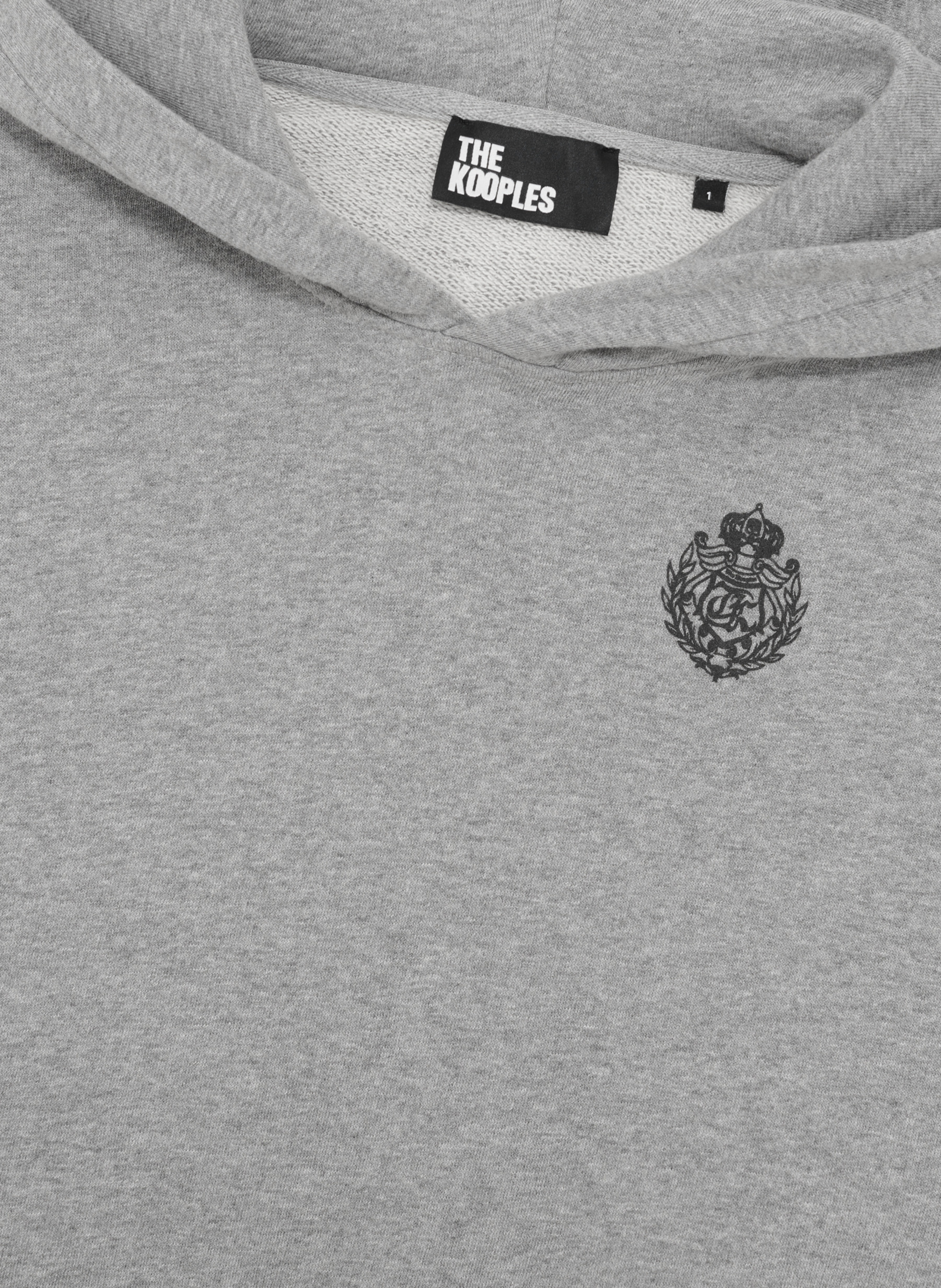 Short hooded sweatshirt THE KOOPLES Grey