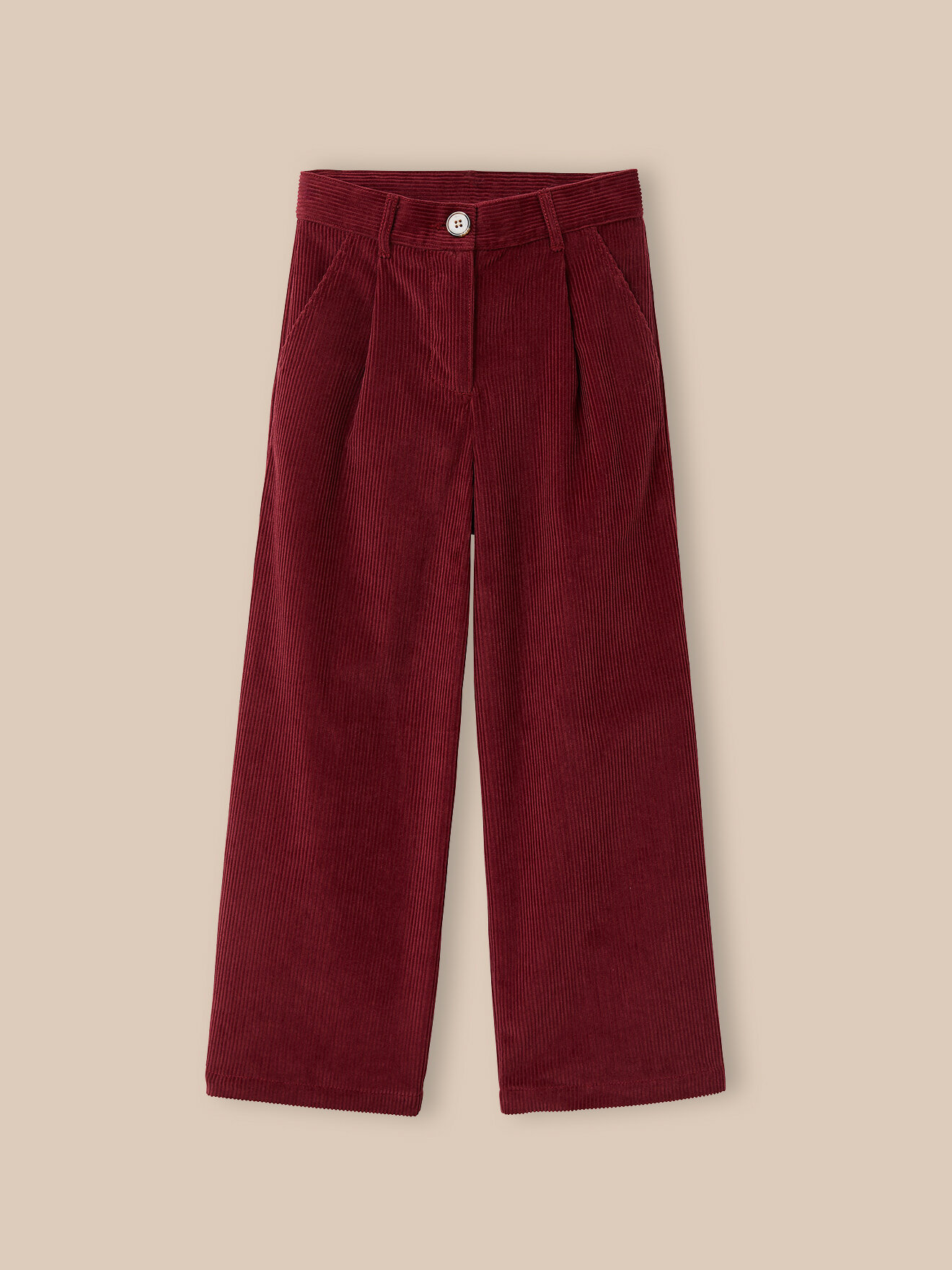 Flared velvet pants CYRILLUS
