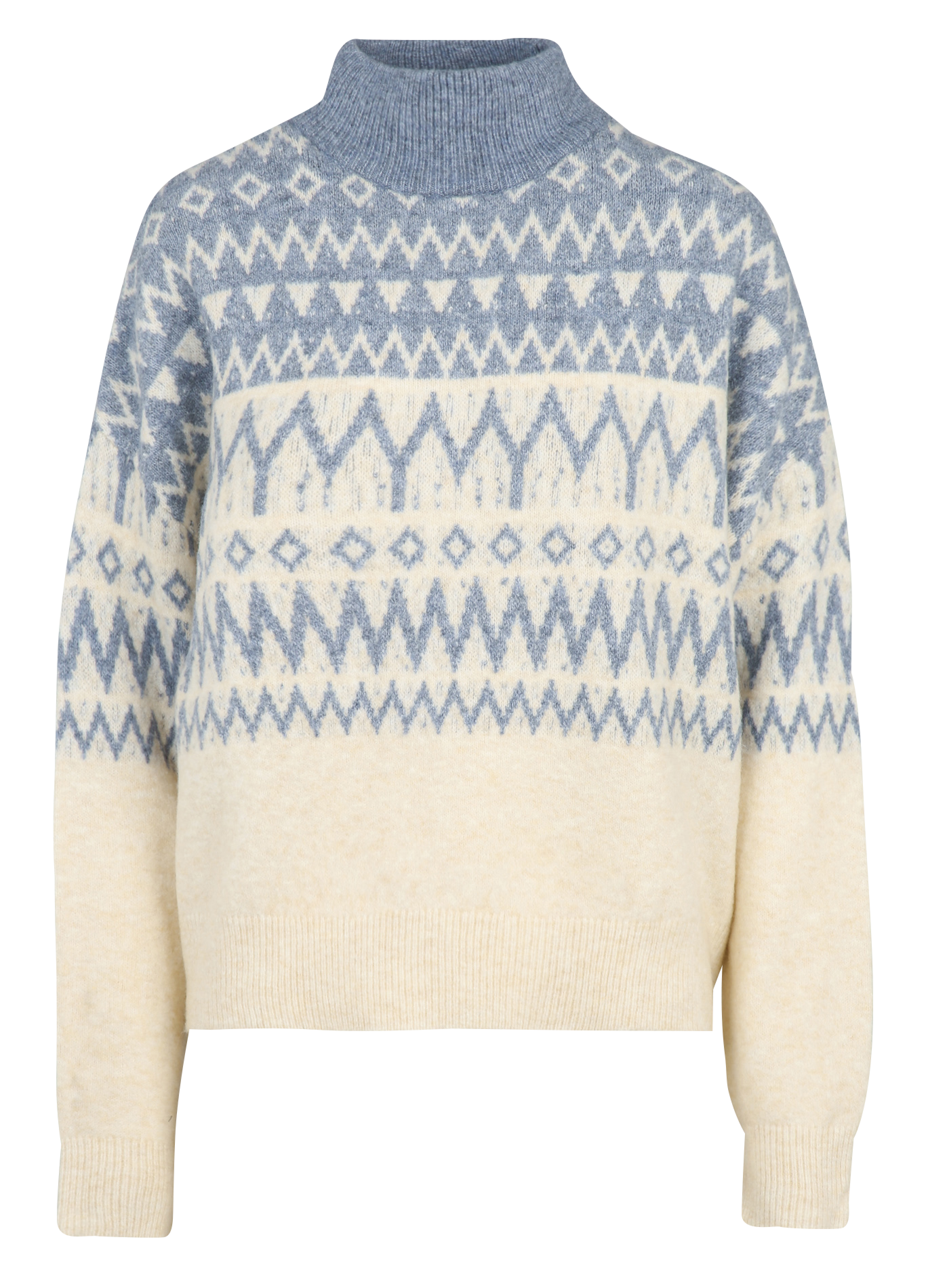 Elena - Pullover mit Stehkragen KOOKAI Weiss