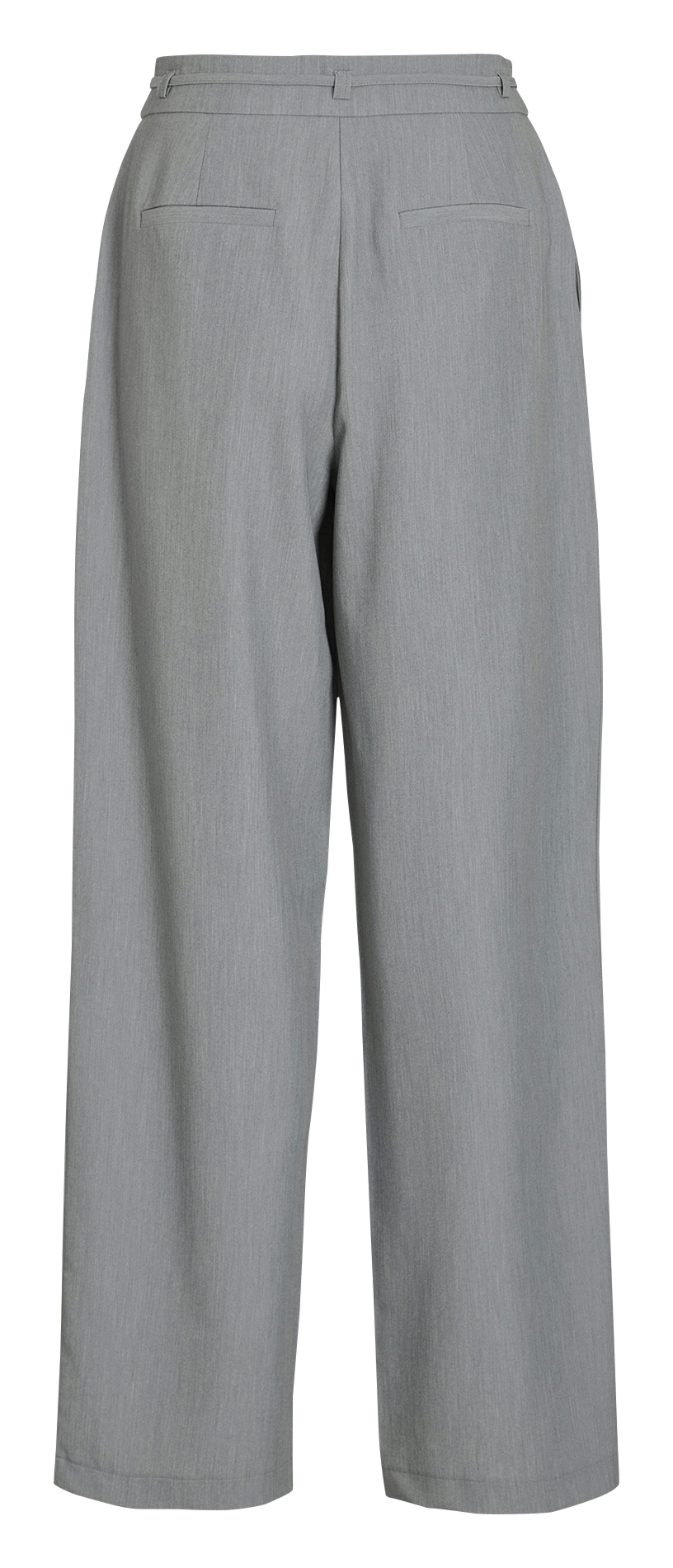 Pantalon large  VILA Gris
