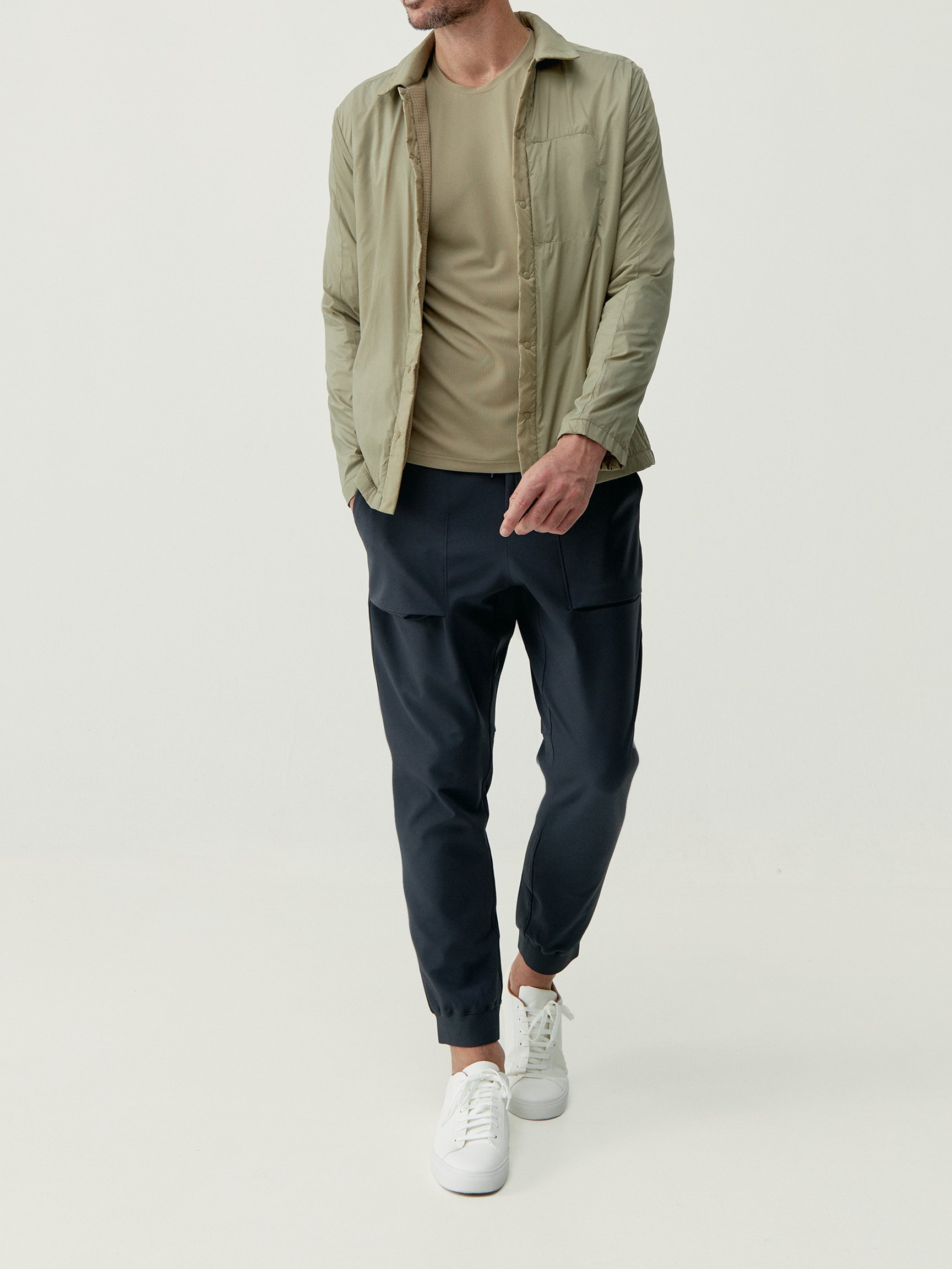 Long-sleeve performance sports t-shirt BORN LIVING YOGA Brown