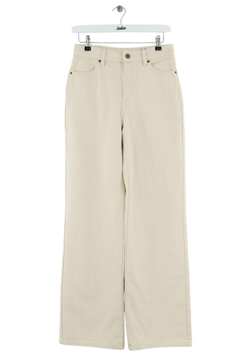 Straight cotton-blend pants SEZANE - Seconde main Beige