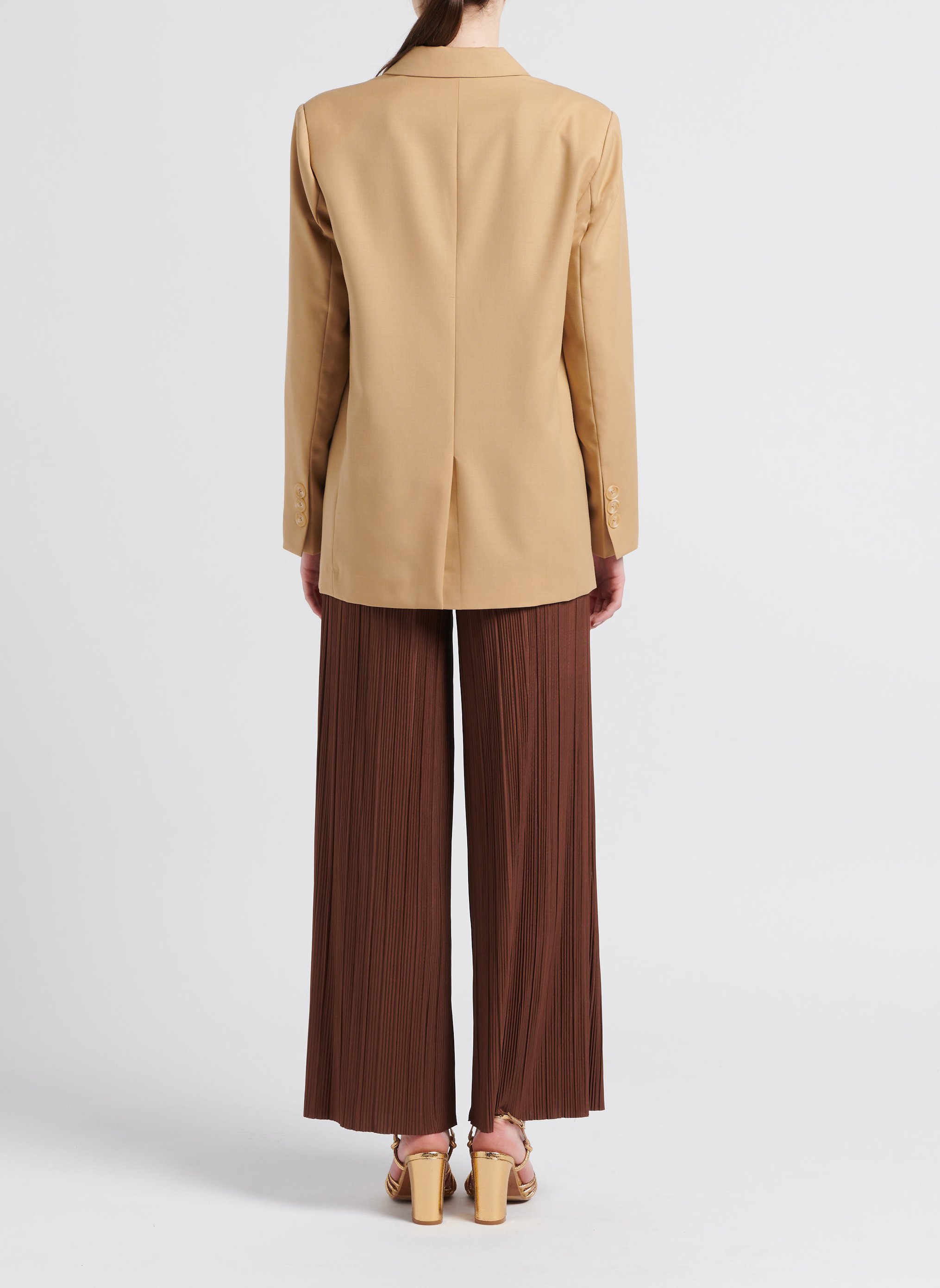 Veste col tailleur  SECOND FEMALE Beige