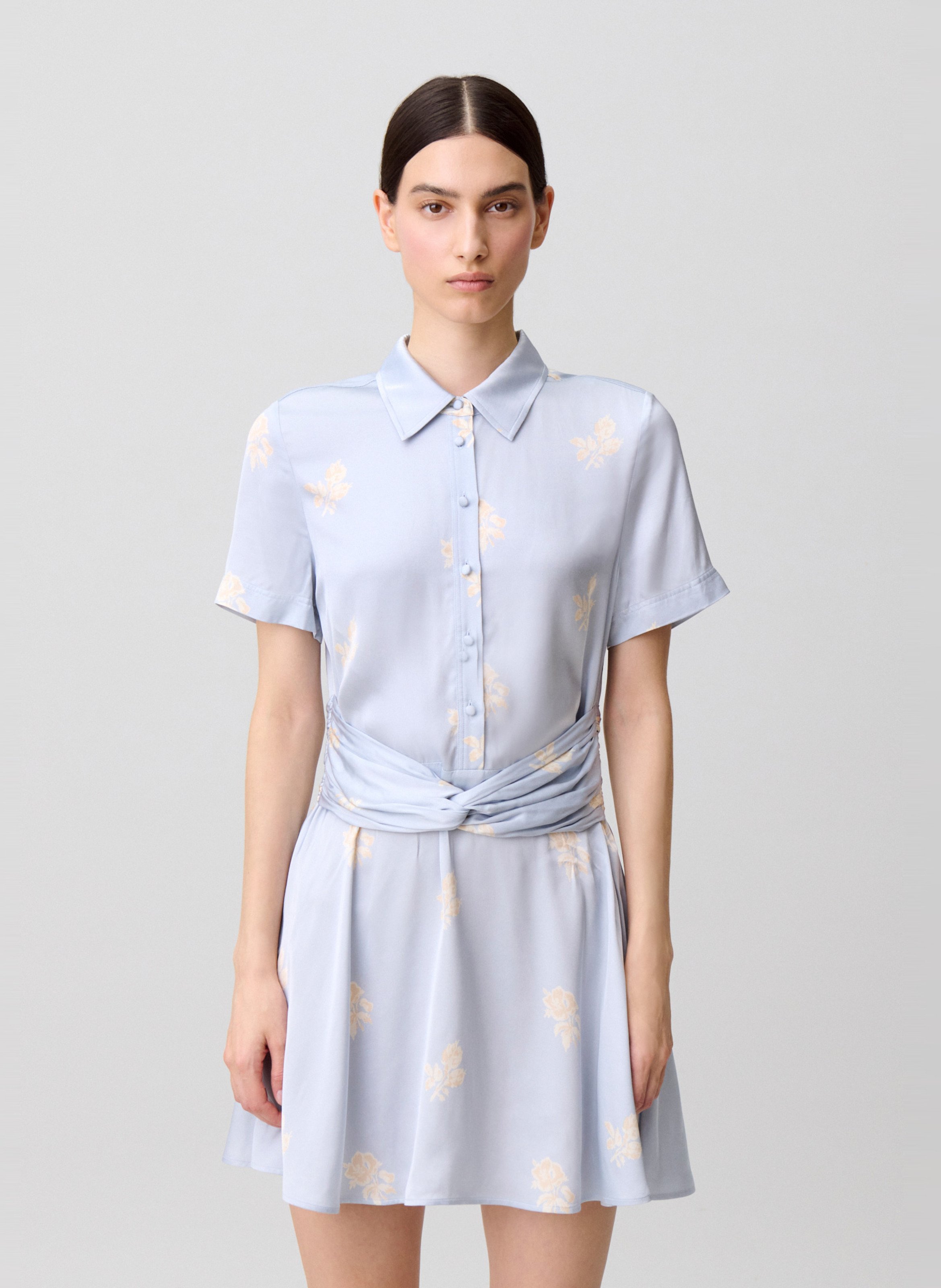 Robe courte imprimée CLAUDIE PIERLOT Multicolore