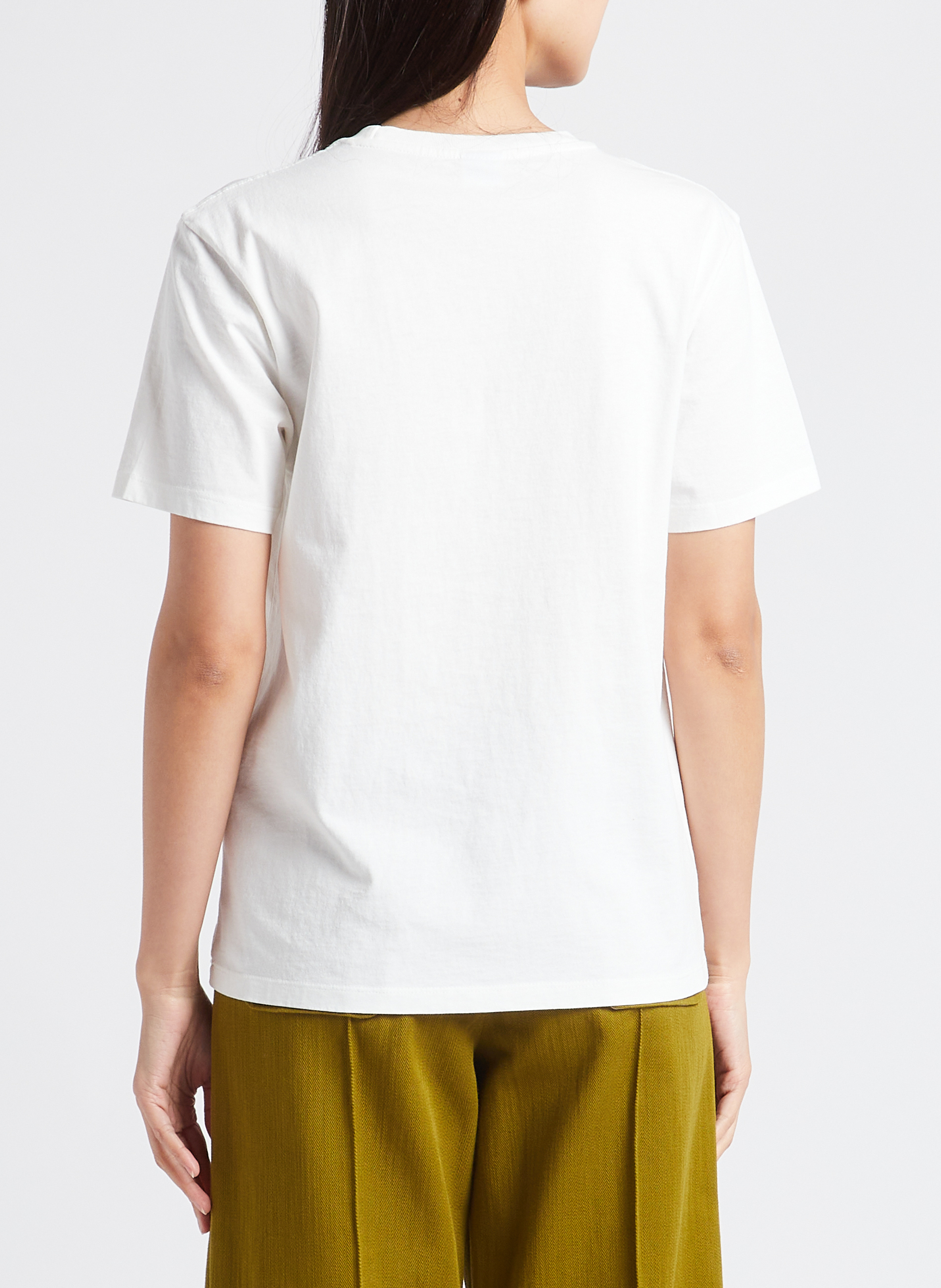 Tee-shirt col rond imprimé en coton bio  PAUL SMITH Blanc