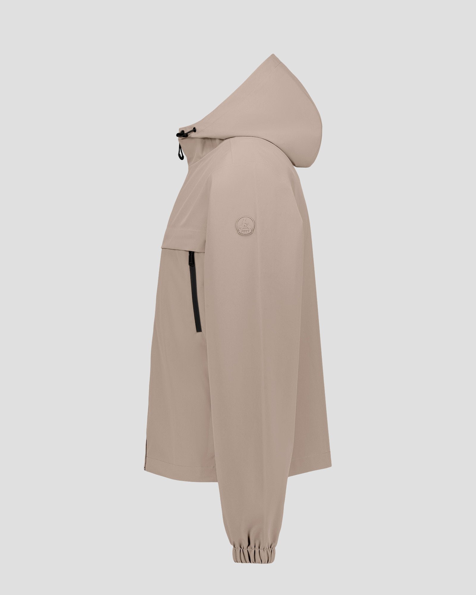 Hooded raincoat JOTT Brown