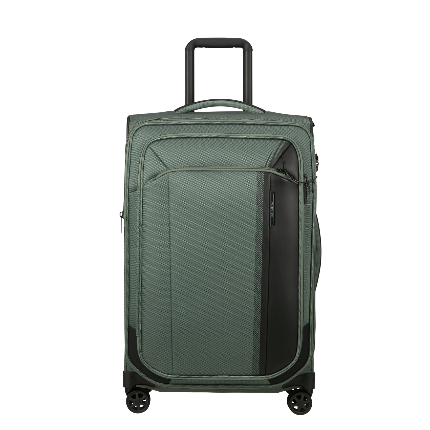 Respark suitcase 4 wheels size M Green