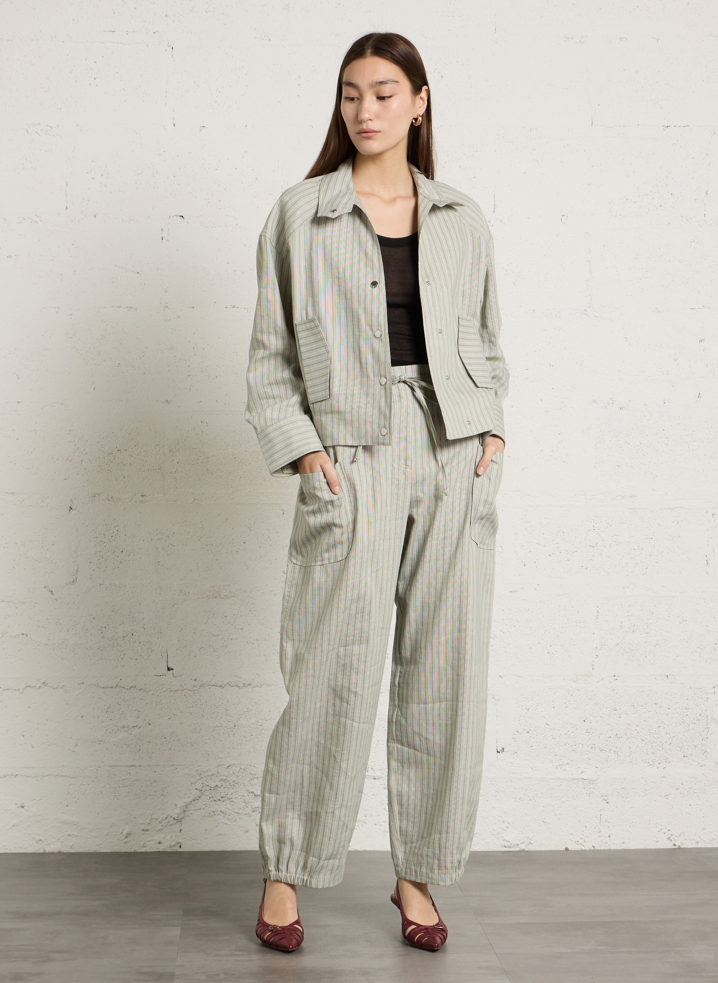 Alice - Ledersandalen mit Absatz BIBI LOU Rot