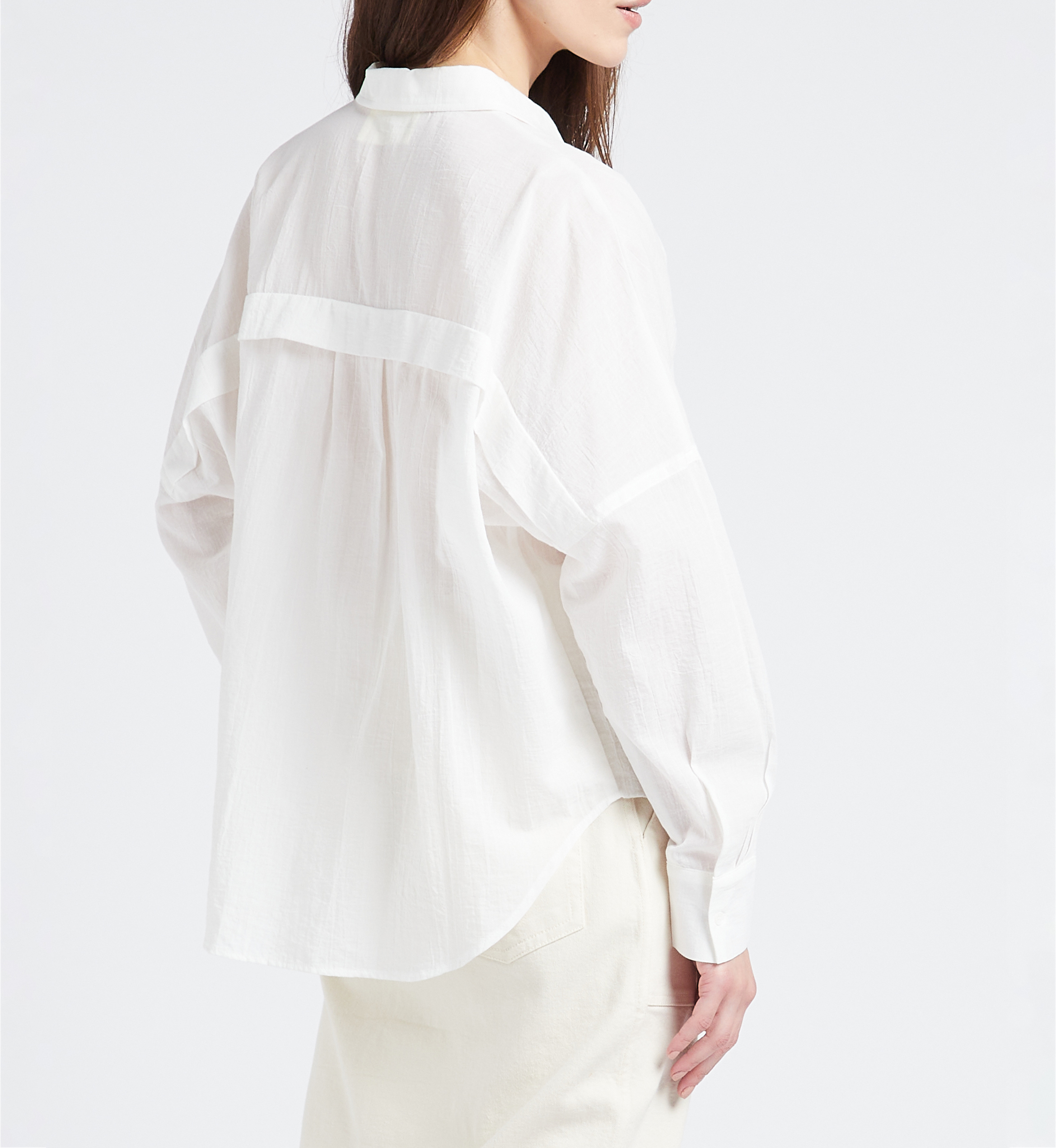 Katoenen overhemd met klassieke kraag COLLECTORS CLUB Beige