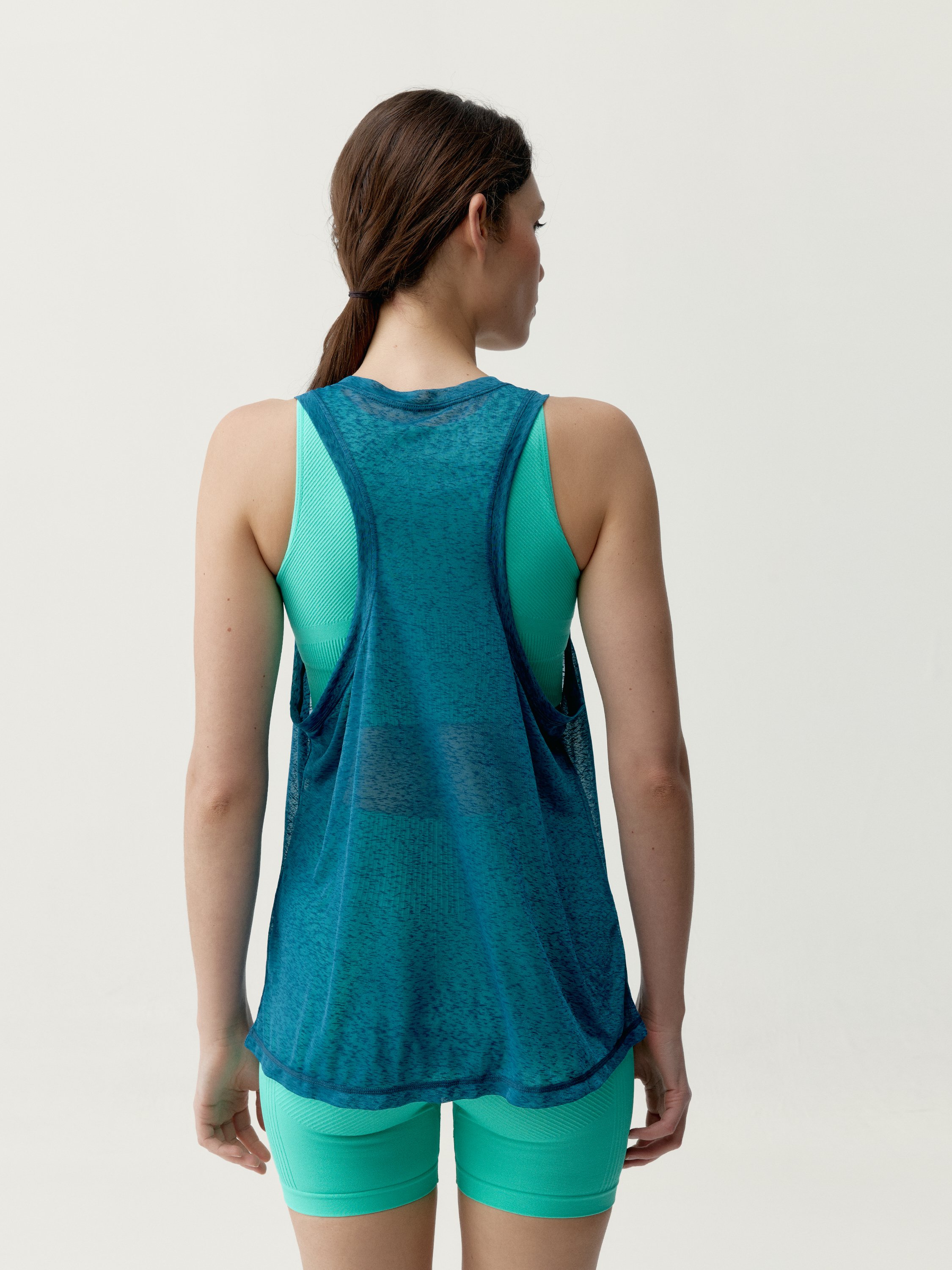 Sleeveless Performance Sports T-Shirt BORN Green