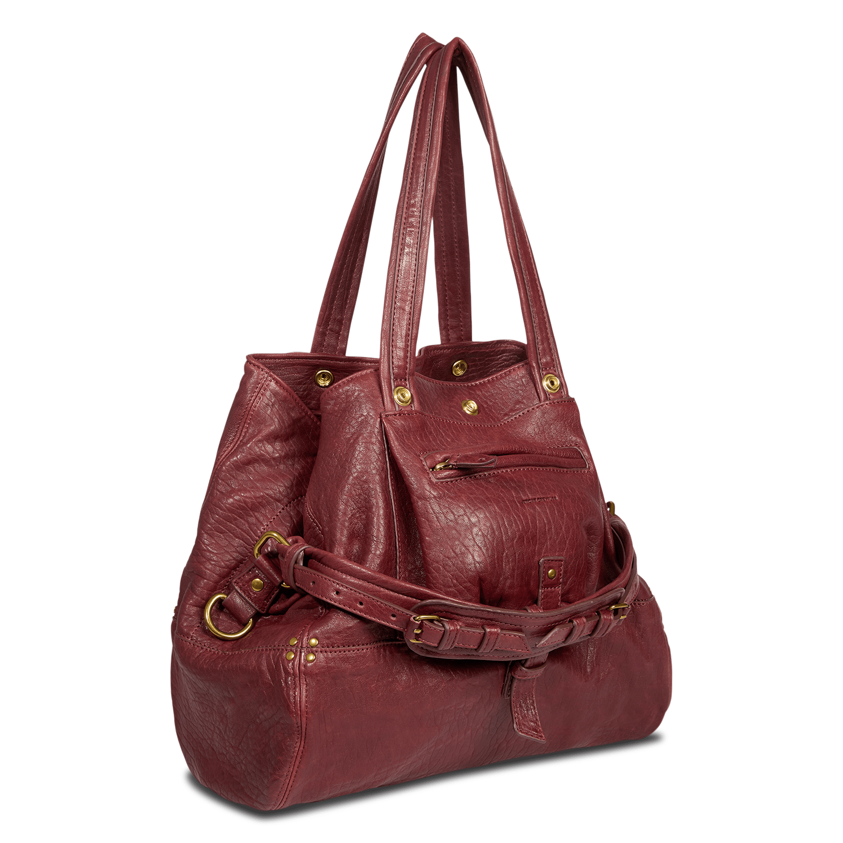 Leather tote bag | Red JEROME DREYFUSS Women